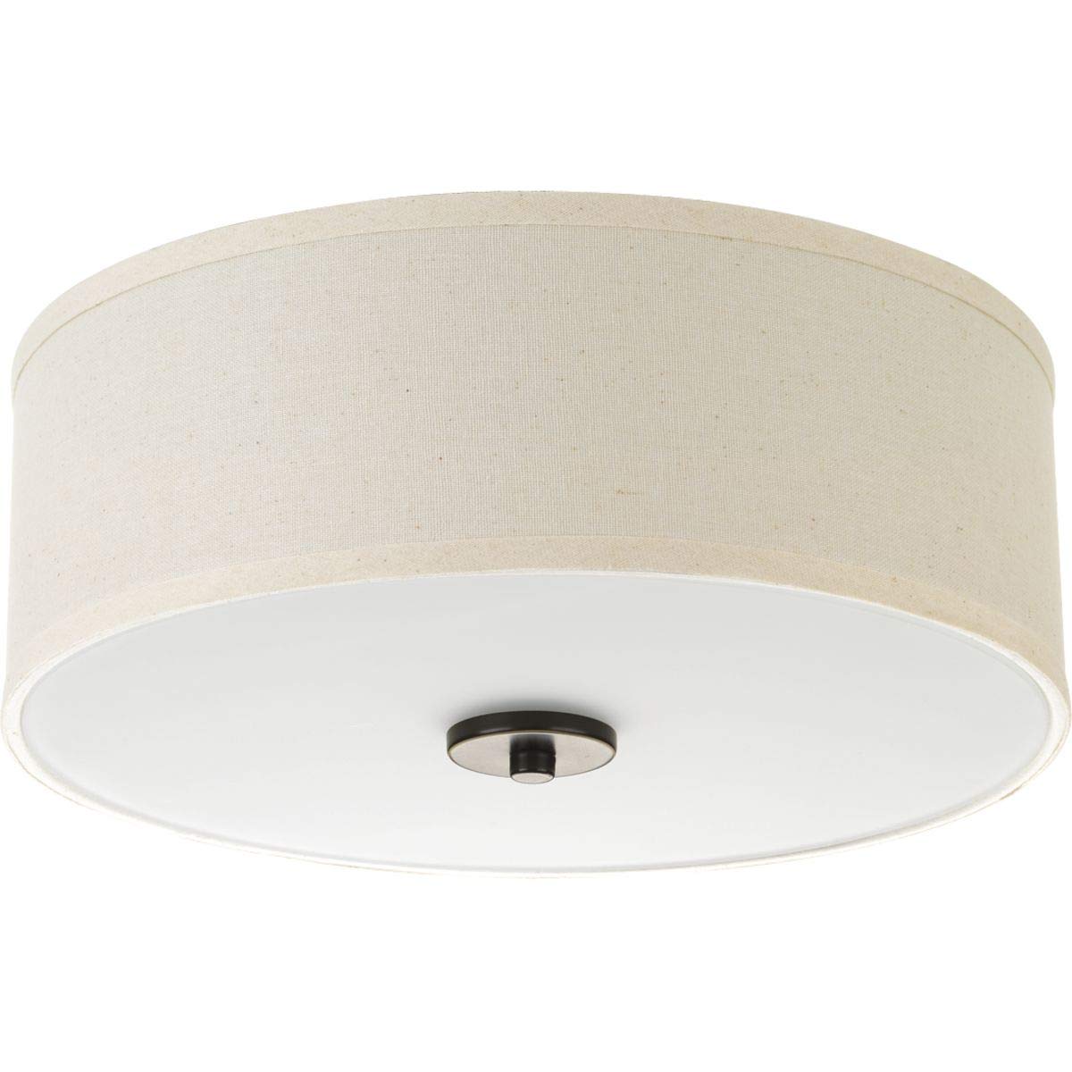 Progress Lighting P3696-2030K9 Inspire One-Light Led Flush Mount, Antique Bronze 6.00X13.00X13.00
