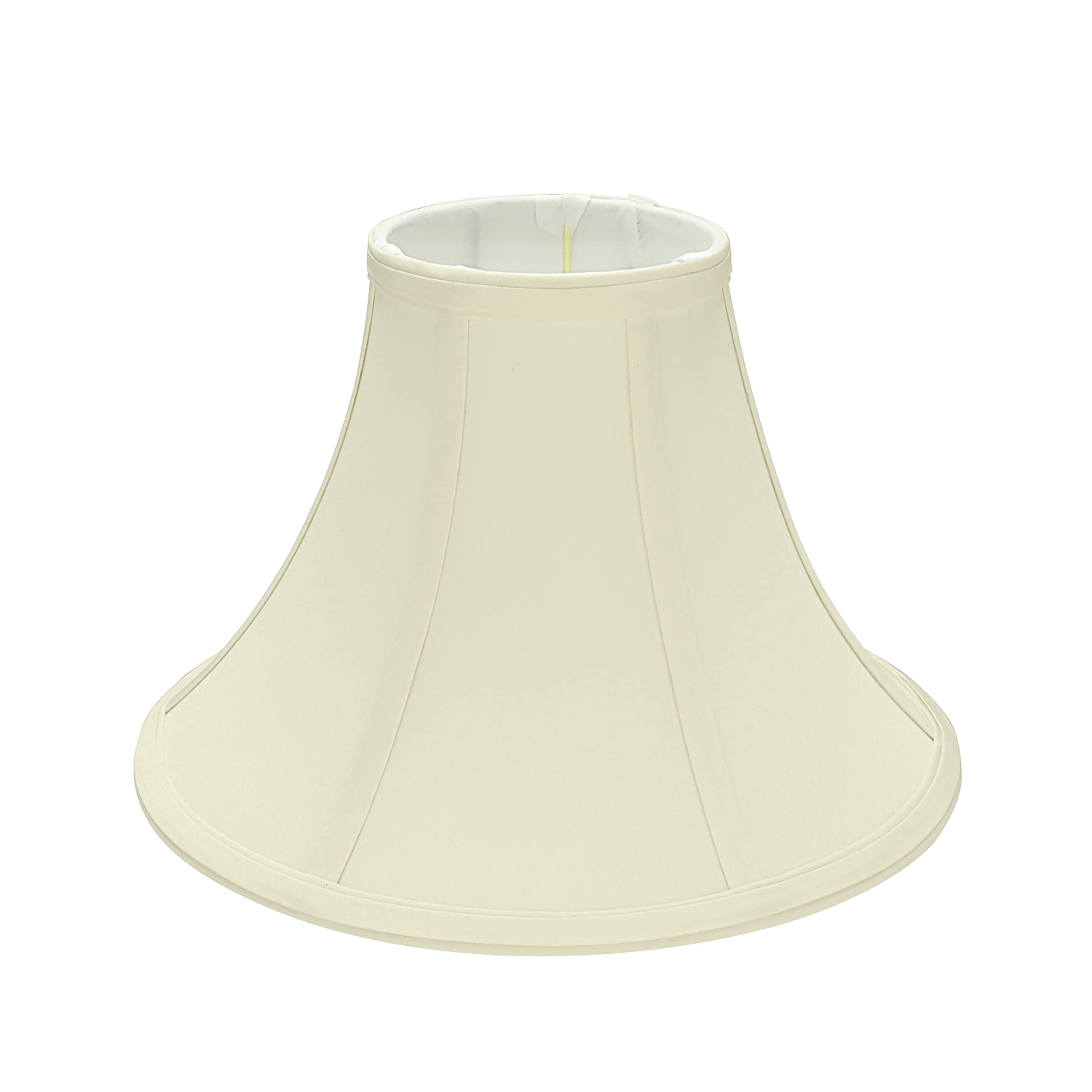 Aspen Creative 58030A, Bell Uno Lamp Shade, Ivory, 4&quot; Top x 10&quot; Bottom x 7&quot; Slant Height, Slip UNO 33mm