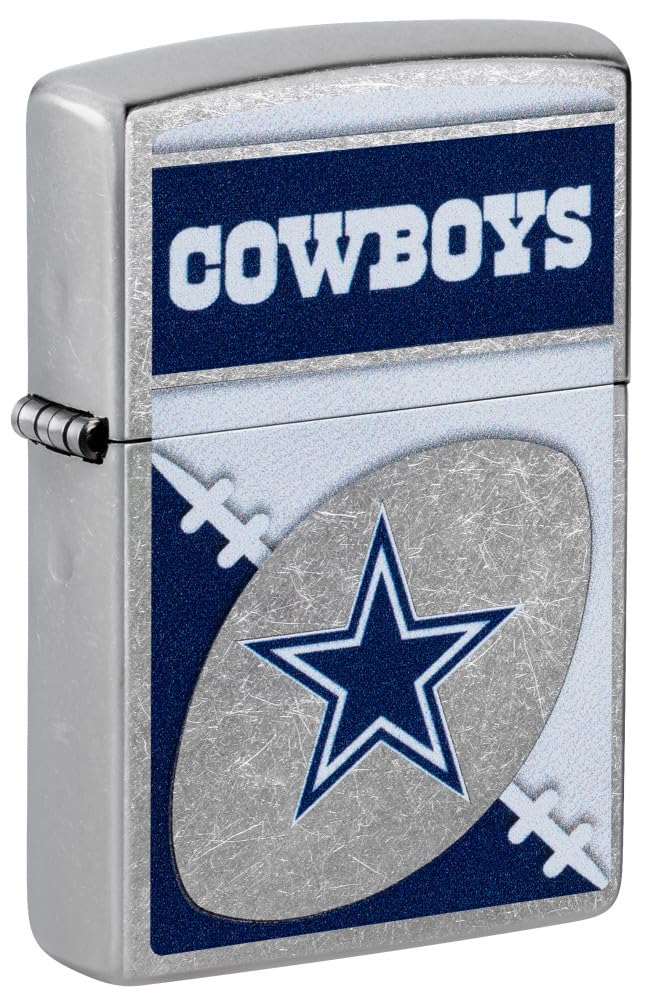 Zippo Nfl Dallas Cowboys Street Chrome Pocket Lighter