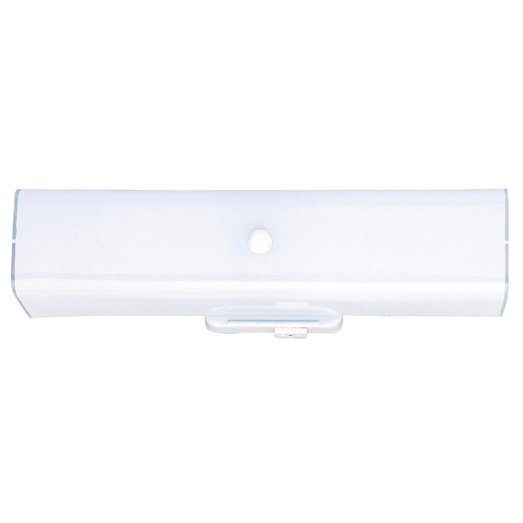 Westinghouse Two-Light Interior Wall Fixture, White Finish, Ceramic Glass, Model 6640300