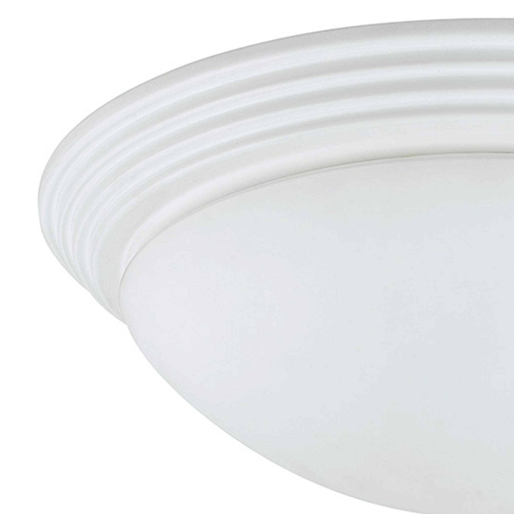 Benzara Dome Shaped Glass Ceiling Lamp, Hardwired Switch, Metal, Clear and White, Model BM220713