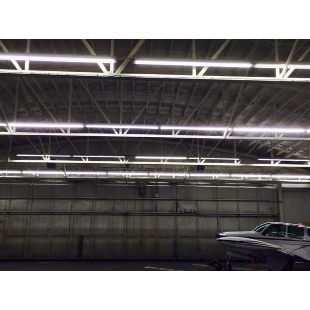 JOMITOP T8 V Shaped LED Tube Light, 65W, 7800LM, 6000K, Single Pin FA8 Base, 8FT, 12 Pack