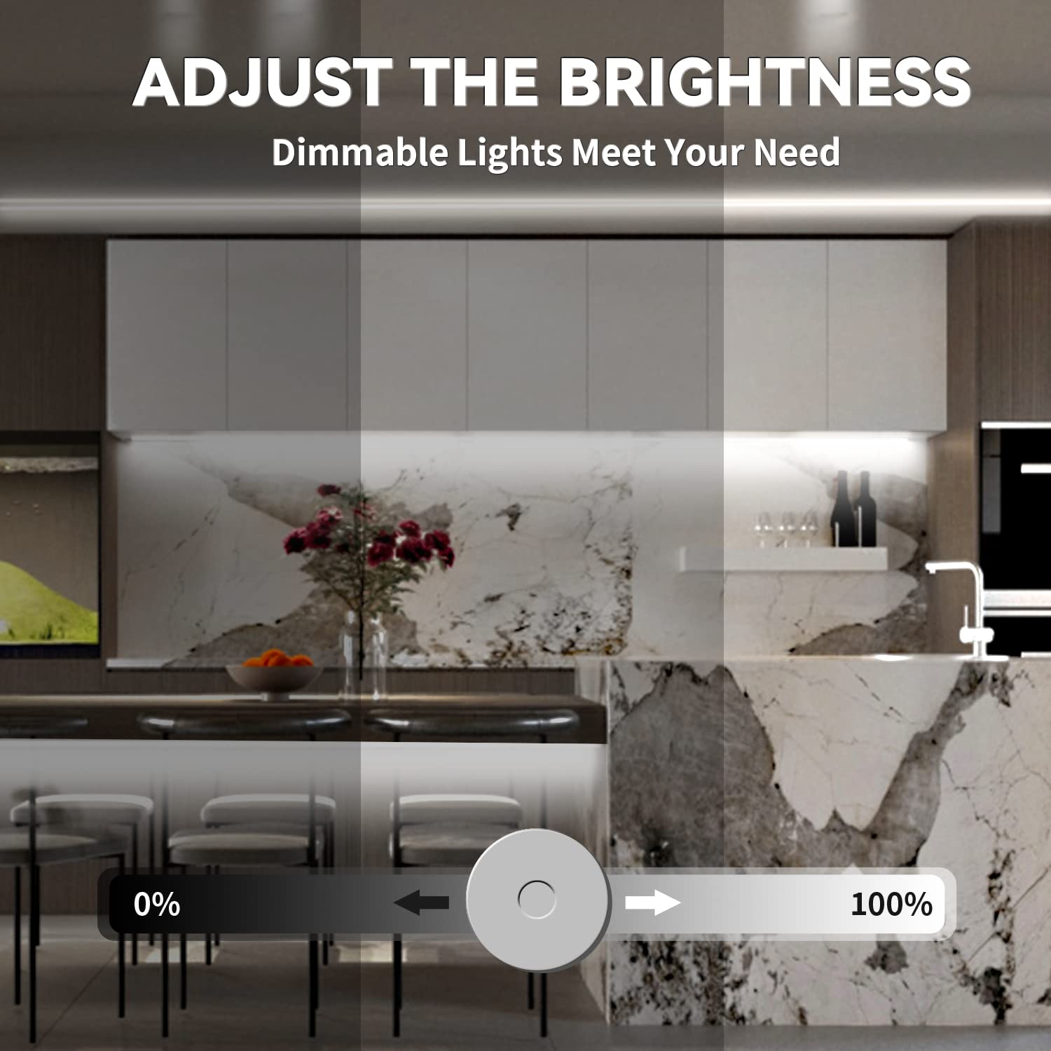 Guotong 50Ft Waterproof Led Strip Lights, 6000K Daylight White Ip44 Tape Light, 15M 12V Rope Light Strong 3M Adhesive, For Home,