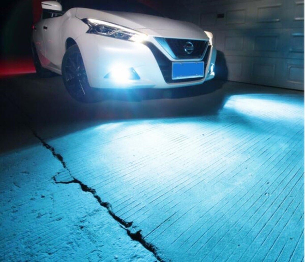 Alla Lighting LED Fog Lights PSX24W 2504 12276, 8000K Ice Blue, 3600lm, Aluminum, Model Alla-ETI-2504-56IB