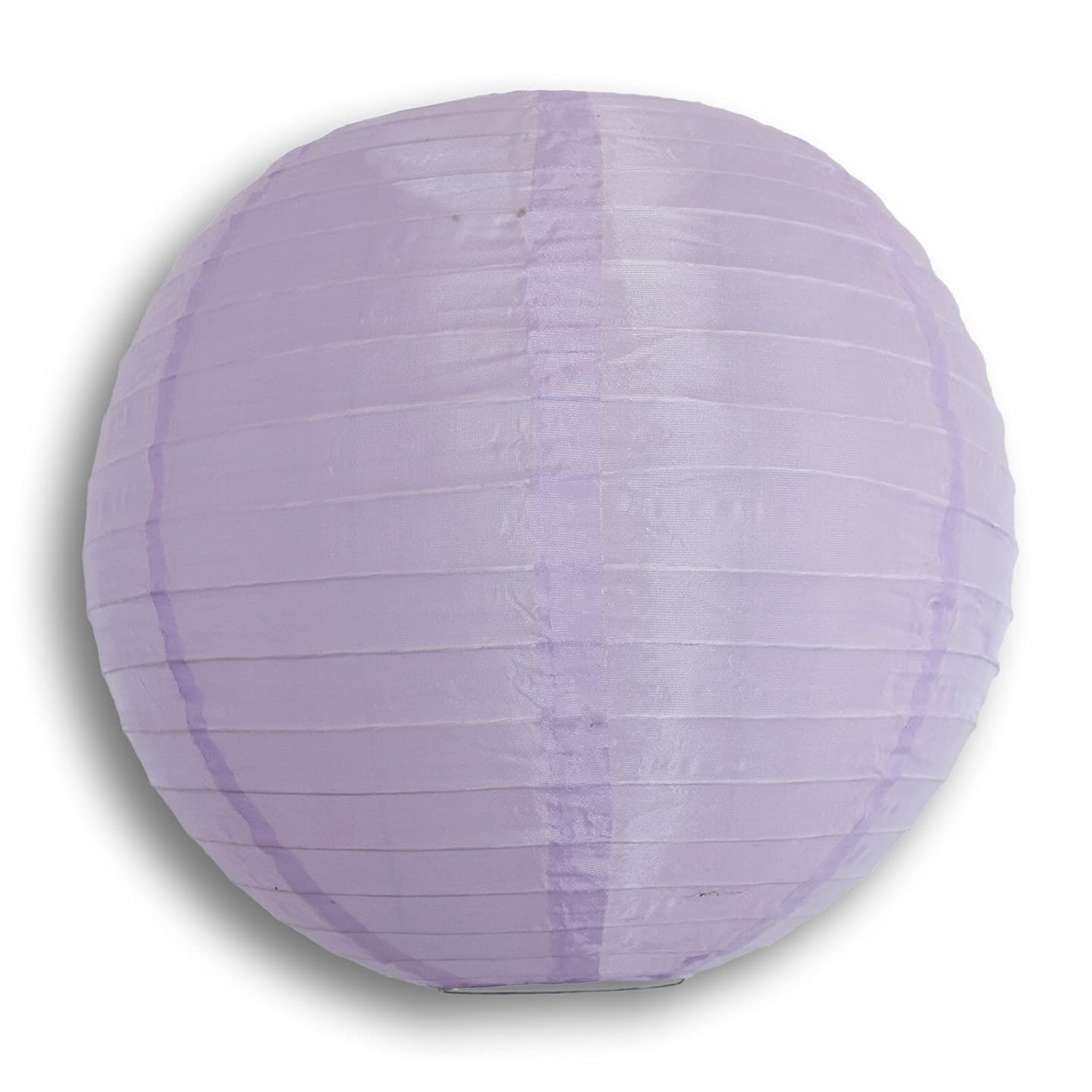 Paperlanternstore.Com 12 Inch Light Purple Nylon Lantern, Even Ribbing, Durable, Hanging Decoration By Quasimoon