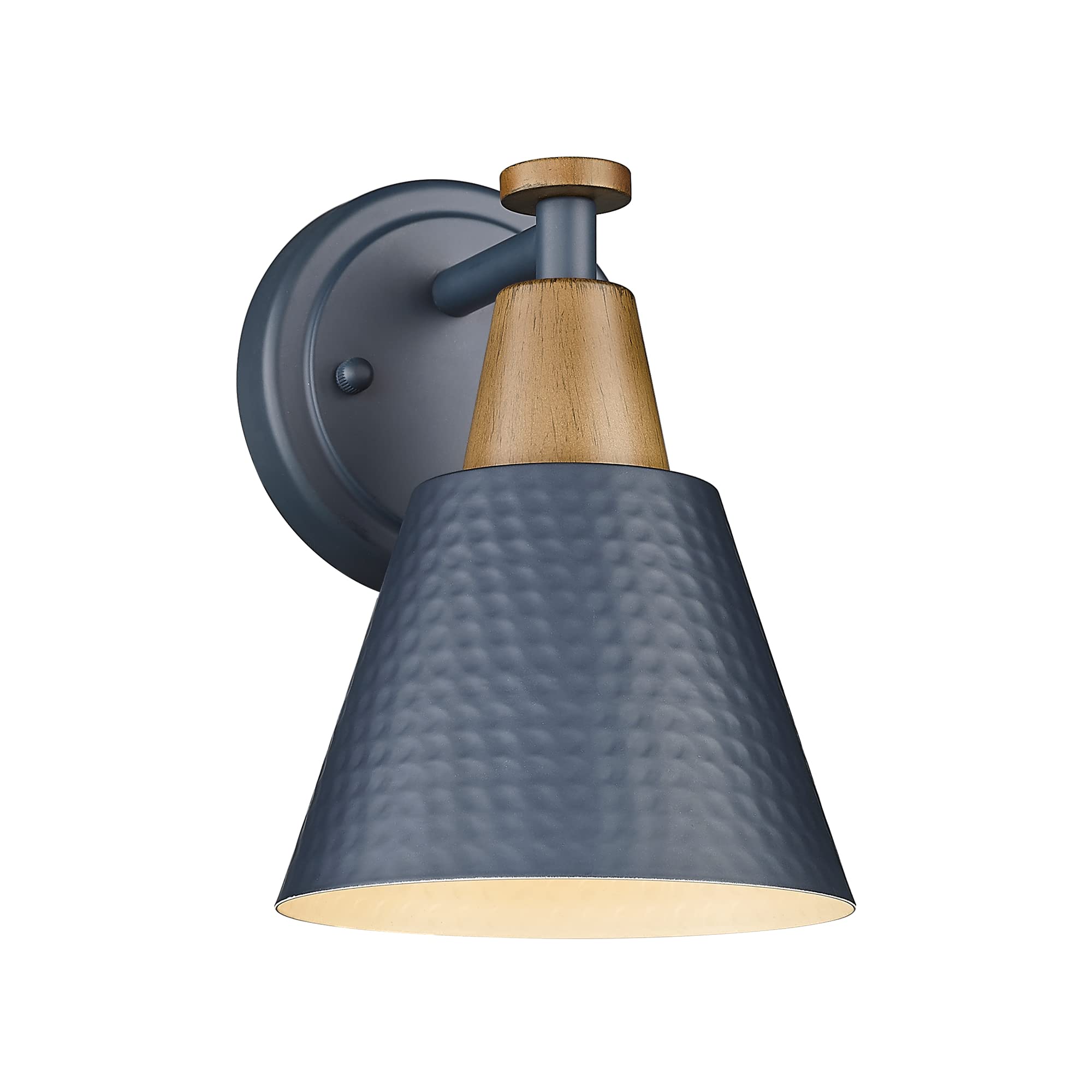 Femila 1-Light Wall Sconces, Modern Sconces Wall Lighting With Hammered Metal Shade, Bathroom Vanity Light Fixtures Wall Lamp Fo