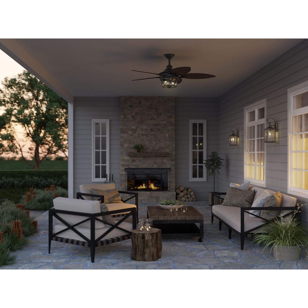 Progress Lighting Gibbes Street Collection 1-Light Outdoor Wall Lantern Antique Bronze Aluminum Model P560021-020