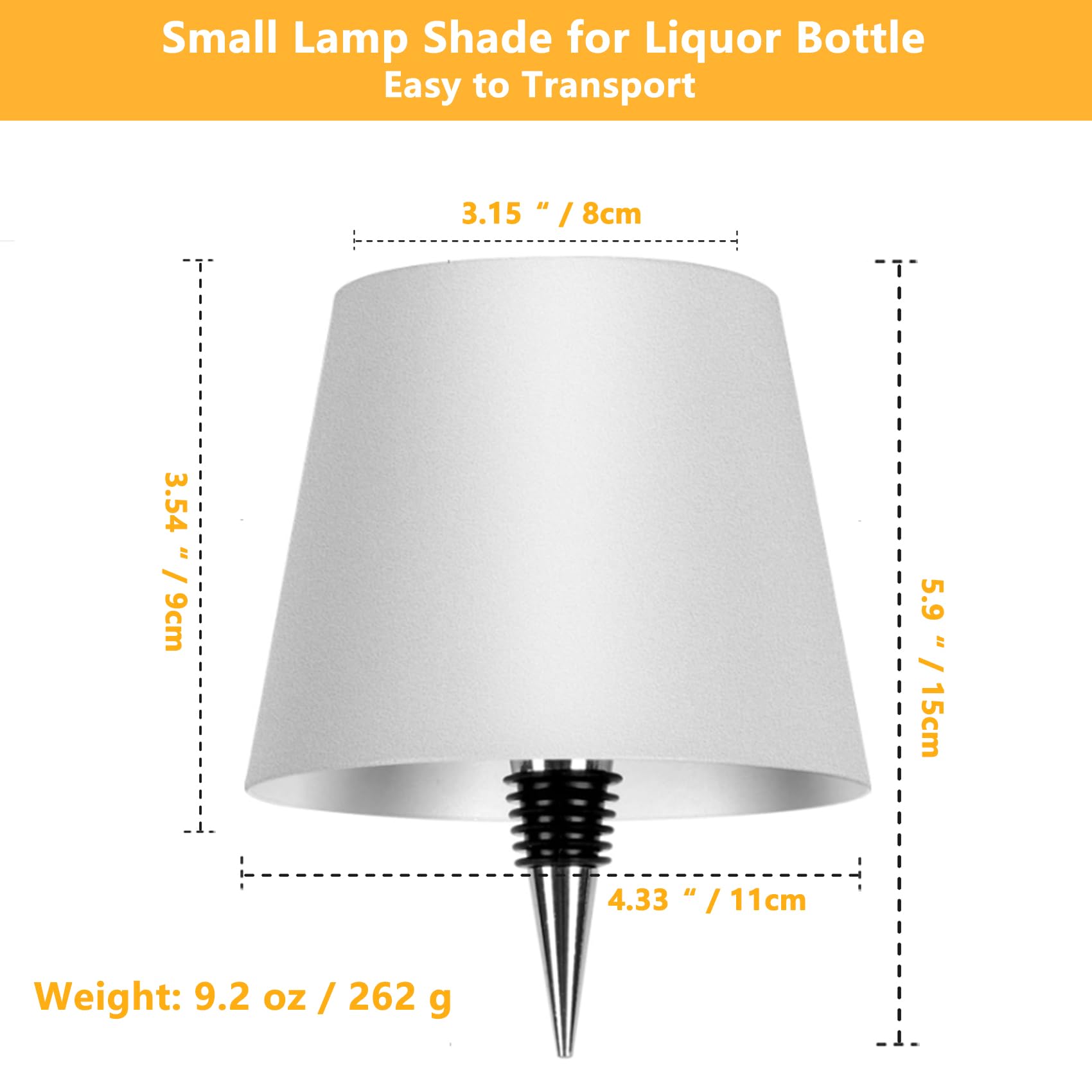 Bomvabe Led Wine Bottle Light 2Pcs, Rechargeable Wireless Bottle Lamp Shade For Whiskey Wine Liquor Bottle, Ambient Light With 3