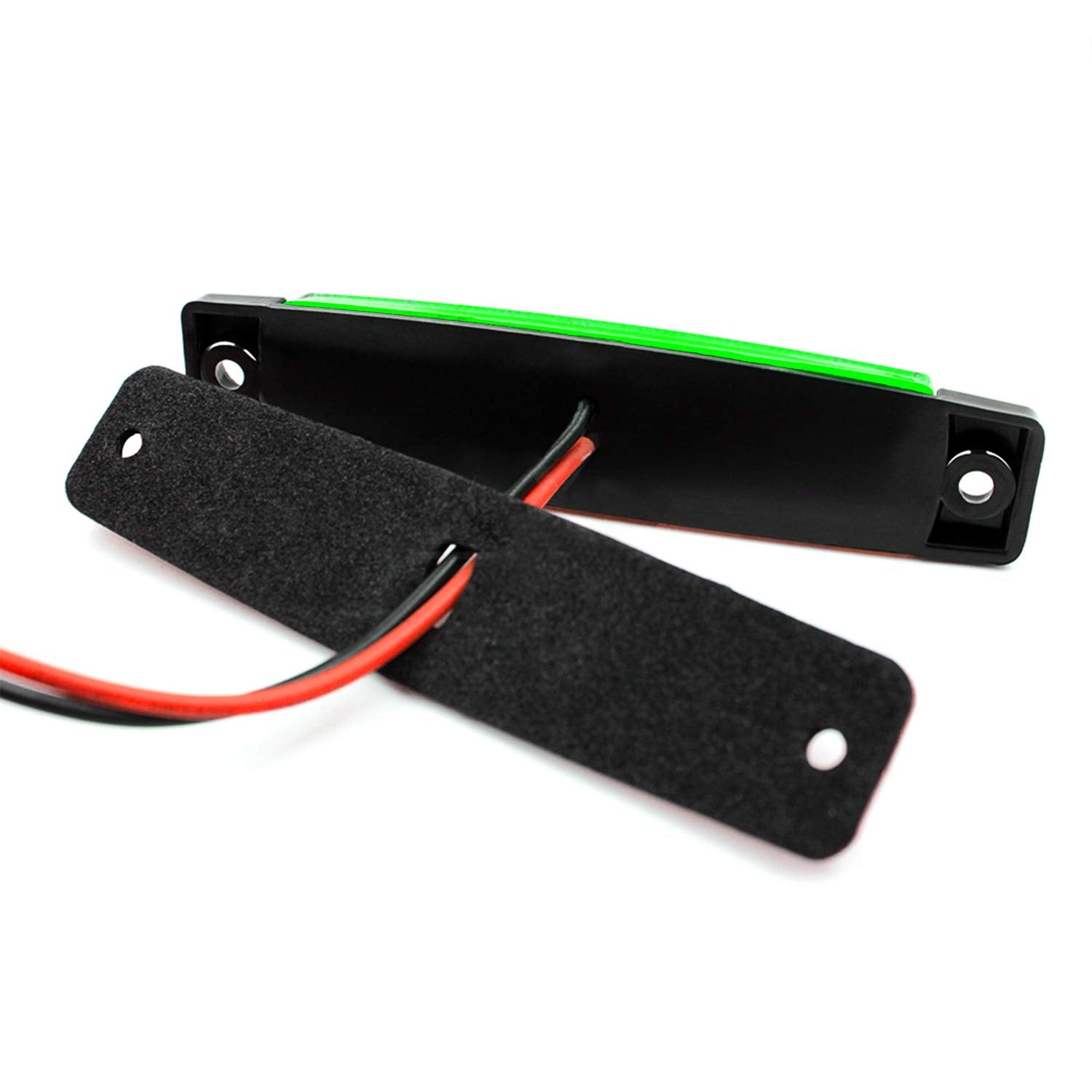 KEING 10 Pack Marine Boat LED Navigation Lights 12V Green for Kayak, Yacht, Dinghy, Pontoons, and Fishing