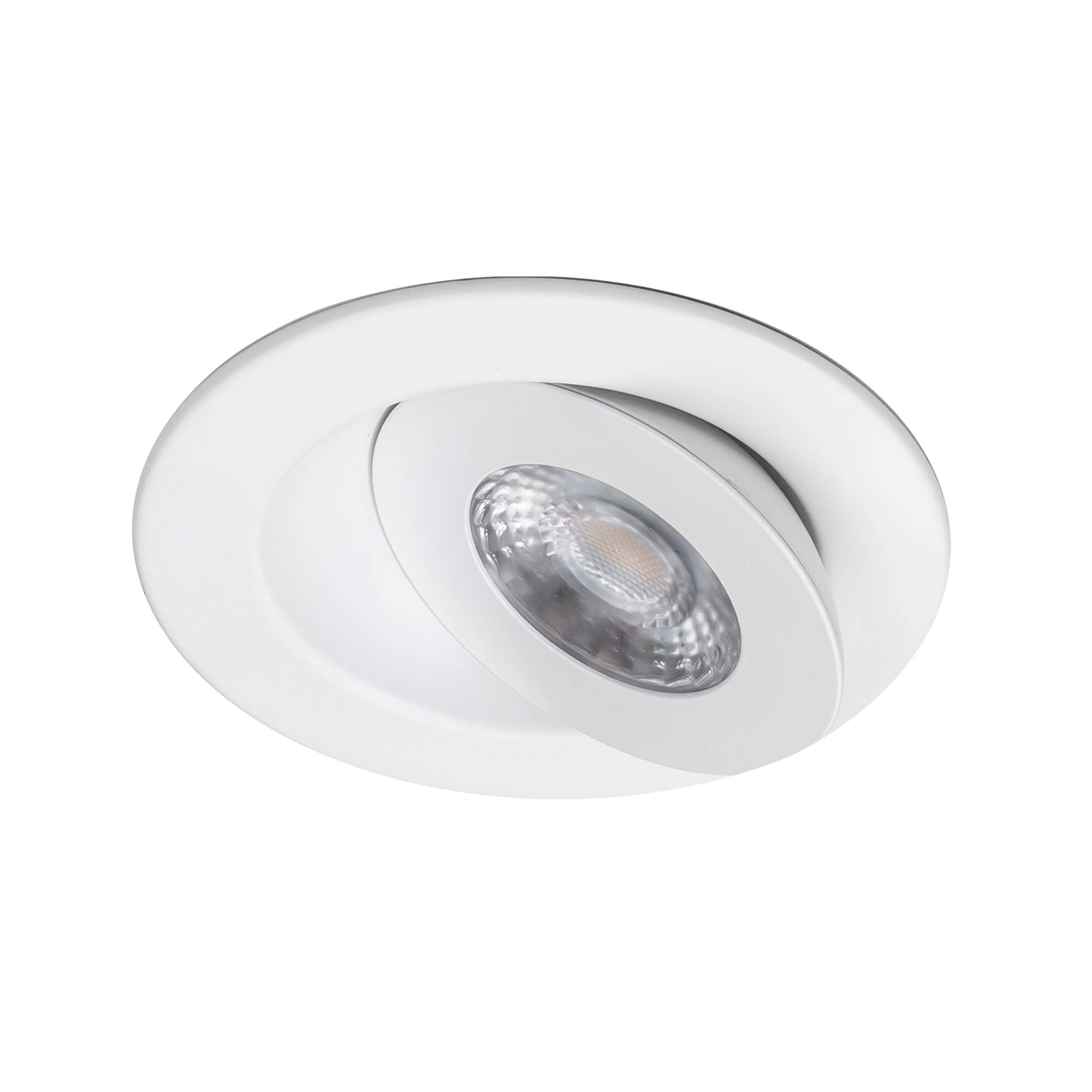 Wac Lighting, Lotos 4In Led Round Adjustable 5-Cct Selectable 2700K-3000K-3500K-4000K-5000K Recessed Kit In White