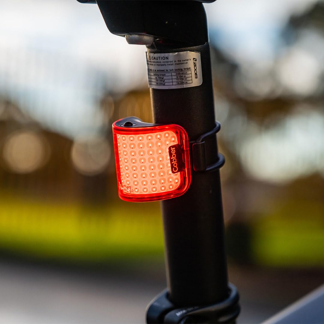 Knog Lil' Cobber Rear Bike Light - Compact, Rechargeable Bike Tail Light With 330° Visibility, 5 Light Modes, Waterproof, Easy Mount For Aero And Standard Seat Posts