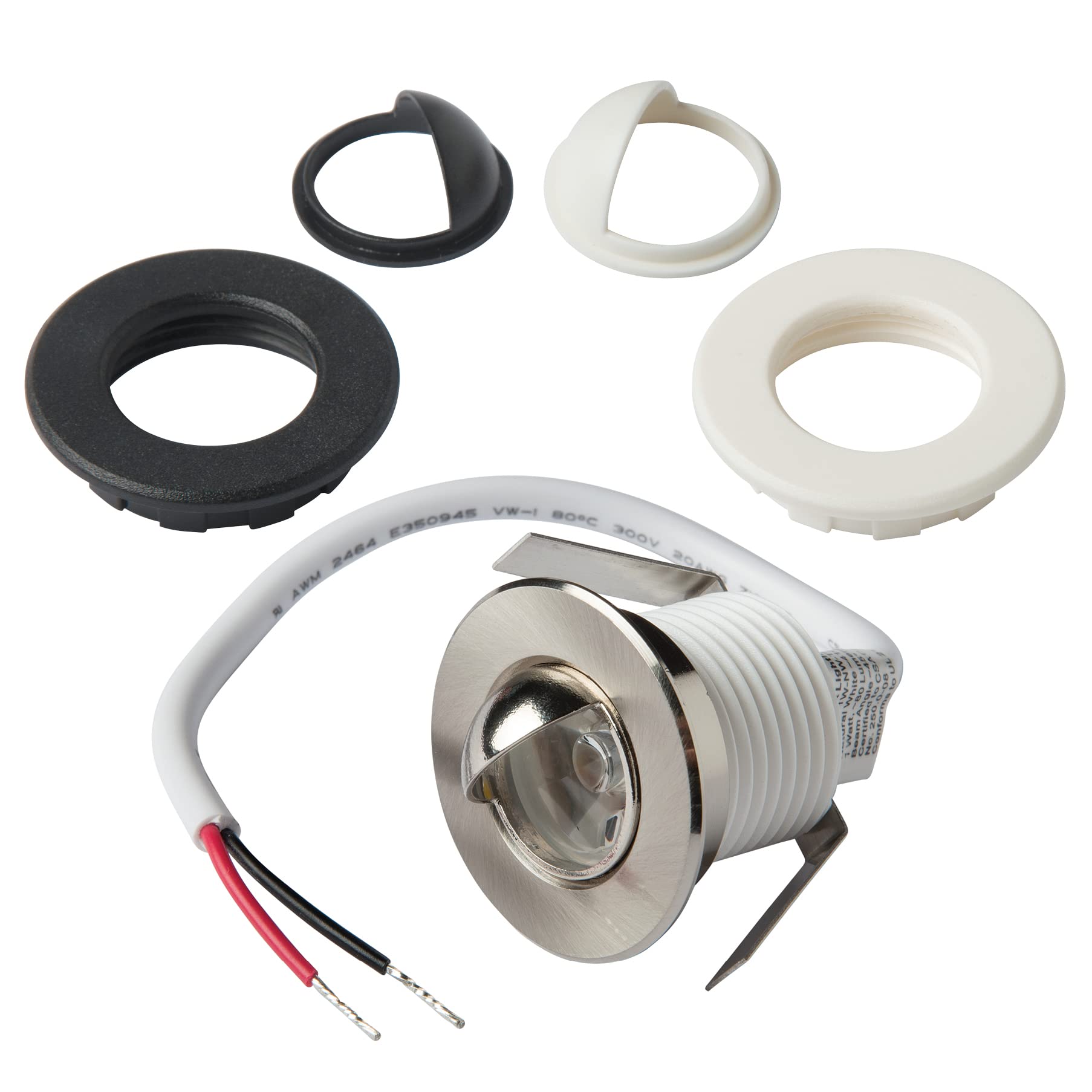 Armacost Lighting Recessed Mini LED Puck Lights, Bright White (4100K), Model 221125, Metal Construction