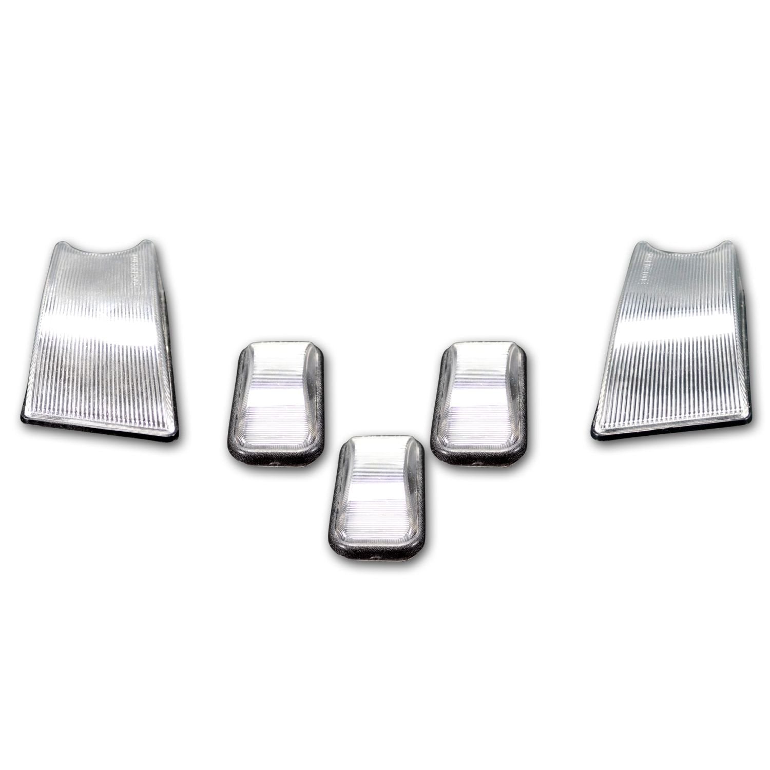 RECON Cab Roof Lights 2002-2006 Hummer H2 / AM General 10-Piece Set Smoked Model 264160CL