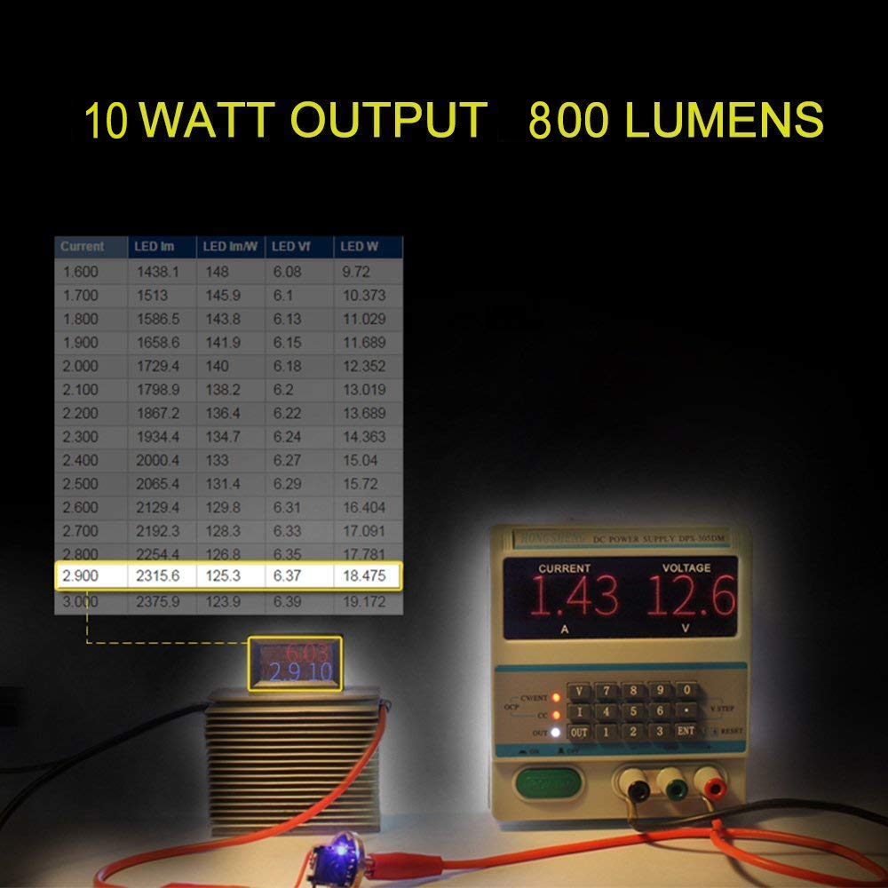 Kunhe Heavy Duty 2 D Cell Led Flashlight, High Lumens, Aluminum, Black - Emergency & Outdoor Use