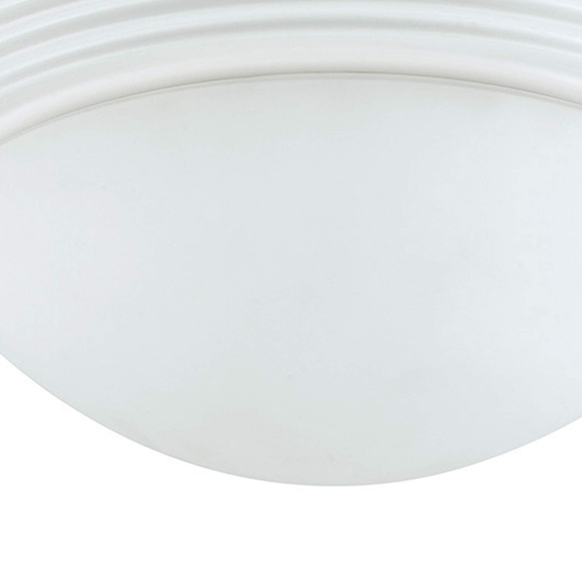 Benzara Dome Shaped Glass Ceiling Lamp, Hardwired Switch, Metal, Clear and White, Model BM220713