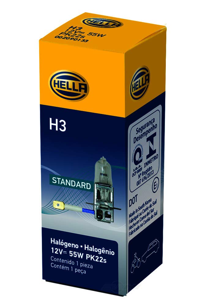 HELLA H3 Standard Halogen Bulb, 12 V, 55W