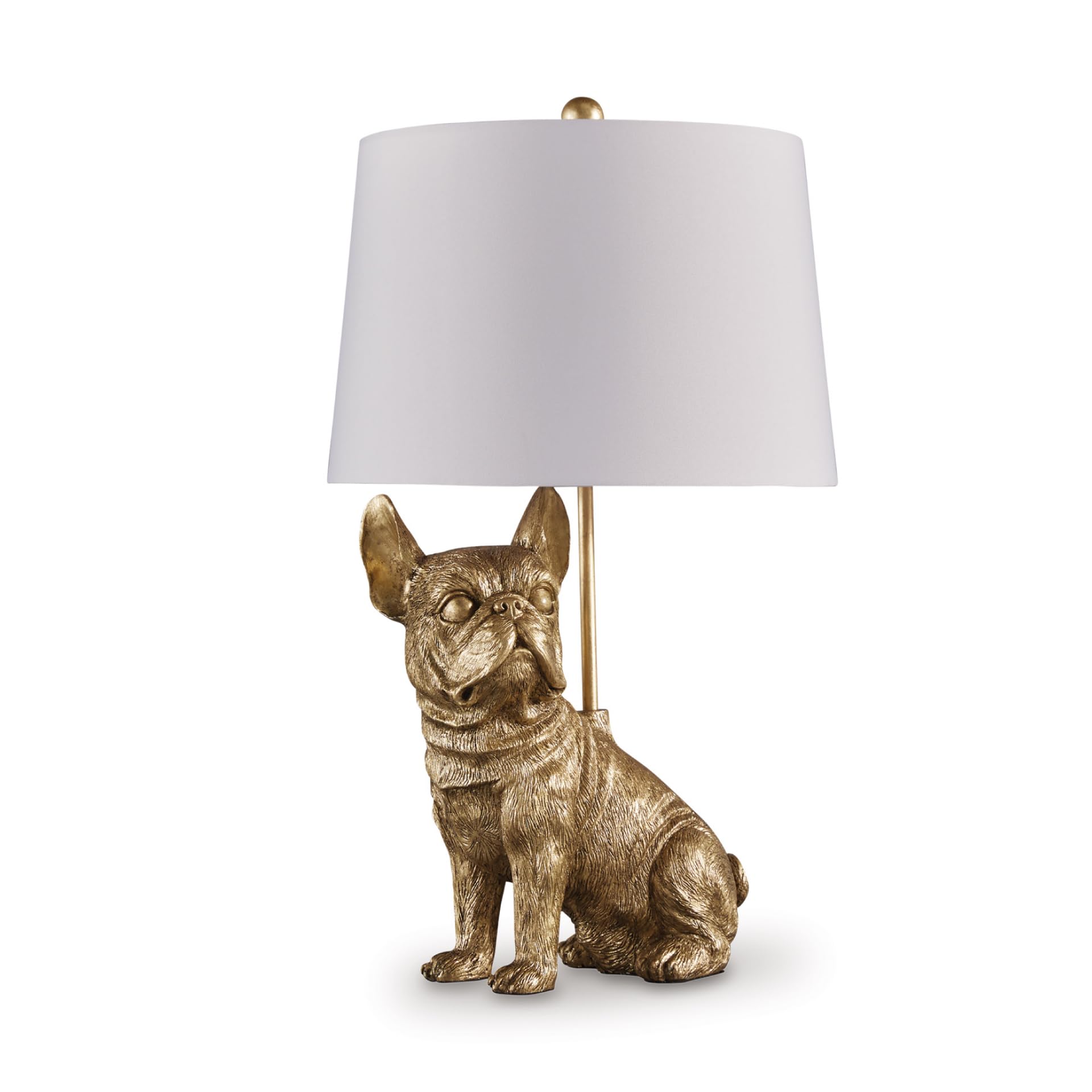 Signature Design by Ashley Wadeland Vintage Polyresin Table Lamp with 3-Way Switch, Metallic