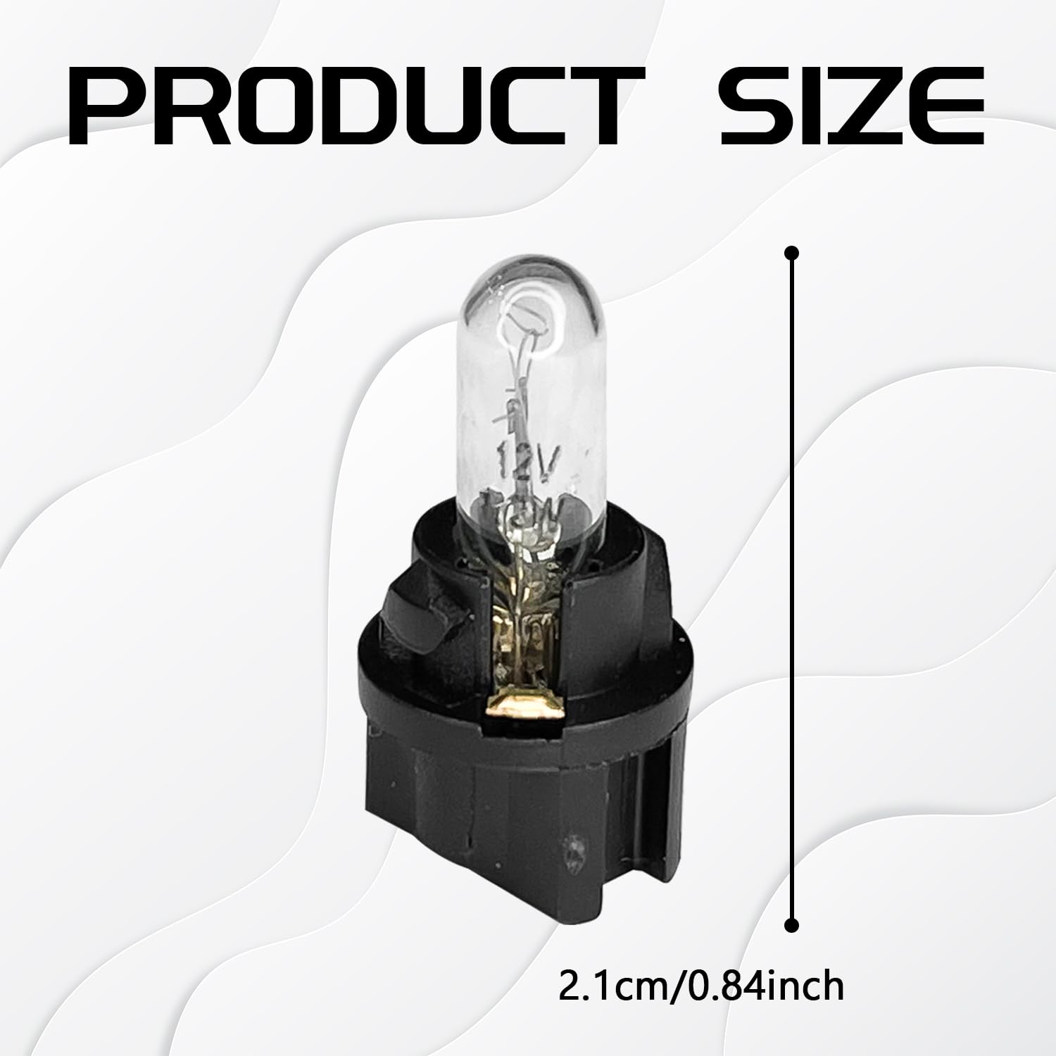 Qqwd 20Pcs T5 17 57 86 Halogen Instrument Cluster Bulbs Kits  12V Dash Light For Car Interior  Automotive Replacement Gauge Cluster Panel Bulb With T5 Sockets  Universal Lighting Accessories(White