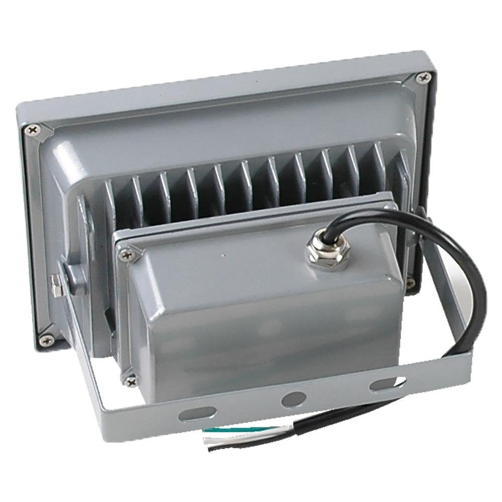 PRO ELEC 20W LED Flood Light, 1400 Lumens, Grey, Model 29-7475, Aluminum Construction