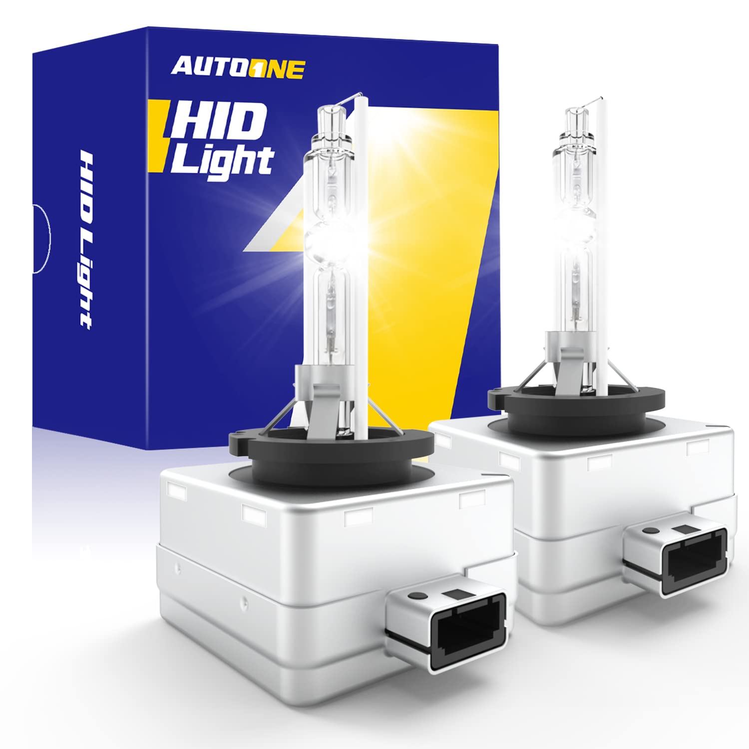 Autoone 2024 Upgraded D3S D3R Hid Headlight Bulb  300% Brighter Lightness  6000K White 66340 42403 42302 35W Xenon Headlight Bulbs  Super Bright D3S Hid Bulbs Original Replacement  Easy Installation