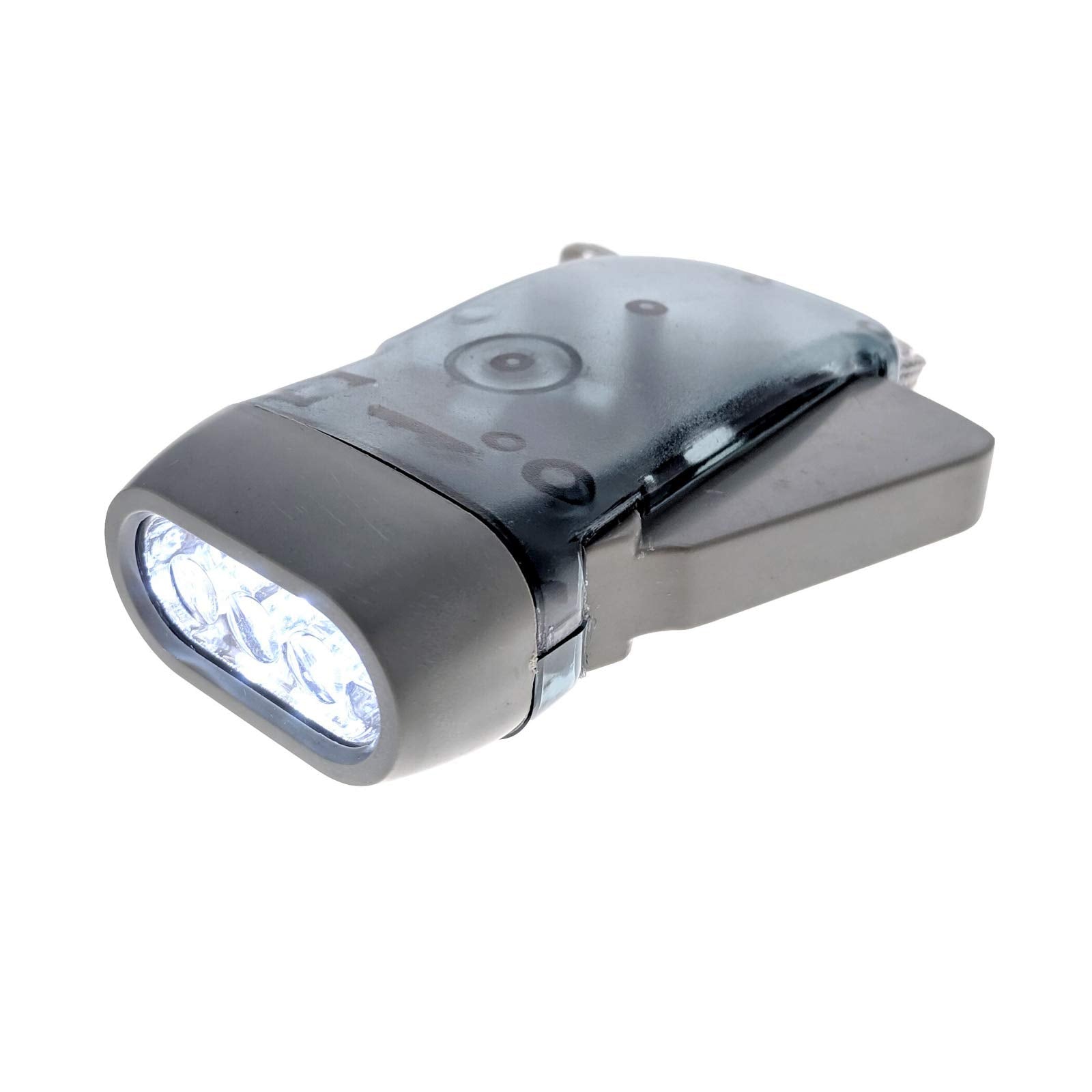 ASR Outdoor Rechargeable Flashlight - 3 LED Dynamo Squeeze Action, 4in Size, Blue, Model 3SDF-973, Plastic Material