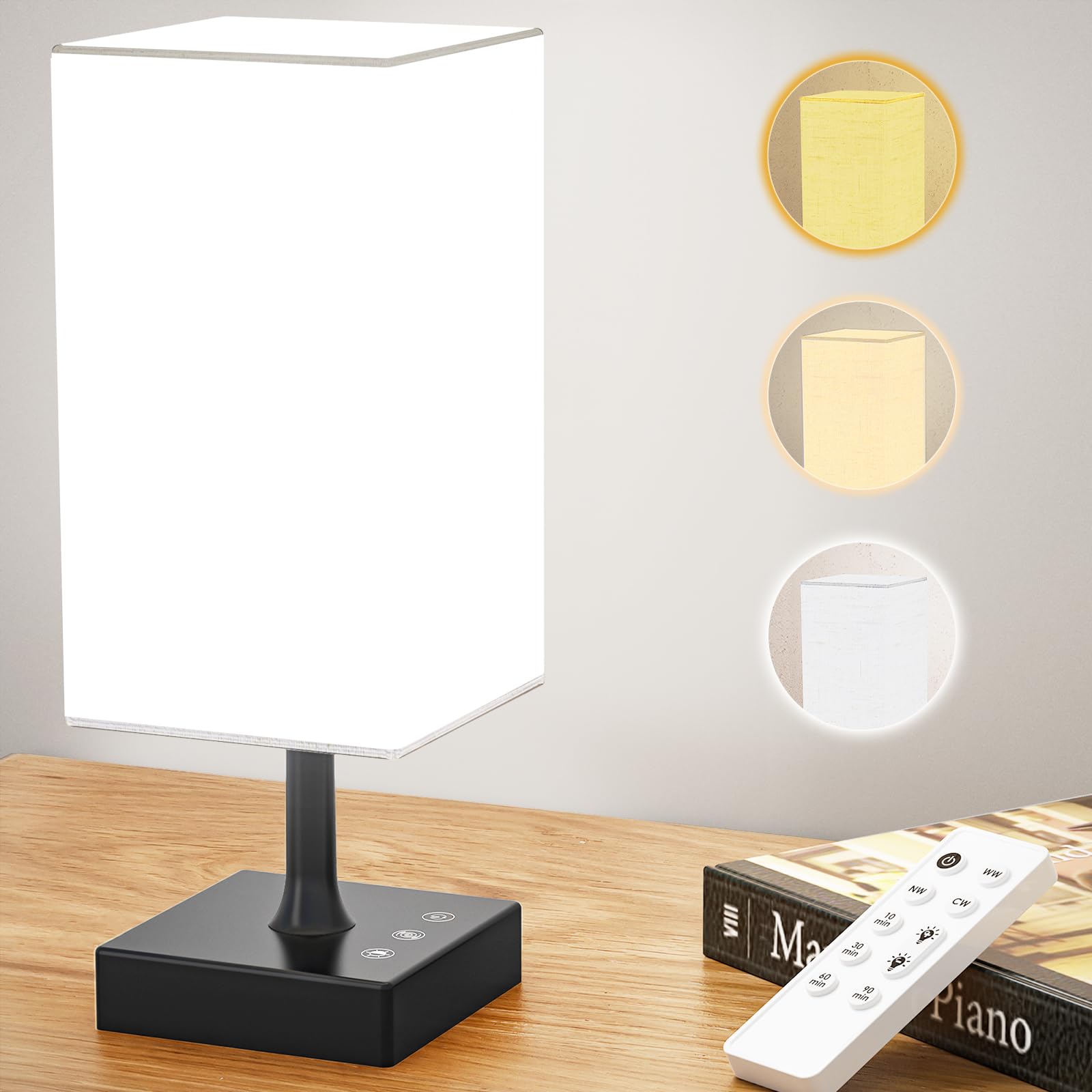 Cycluminor 10000 Lux Sunlight Lamp with 3 Color Temperatures, Adjustable Brightness,Timer & Memory Function,Daylight Lamp,Full S