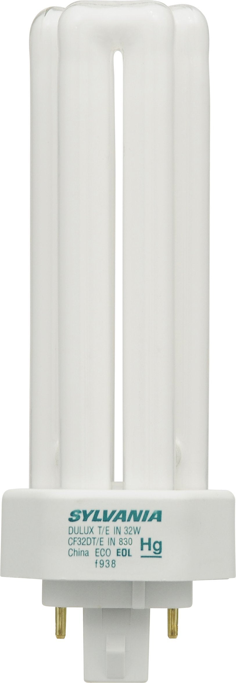 LEDVANCE Sylvania Compact Fluorescent Light Bulb 32W 3000K 4 Pin Triple Tube Model 20884 1 Count