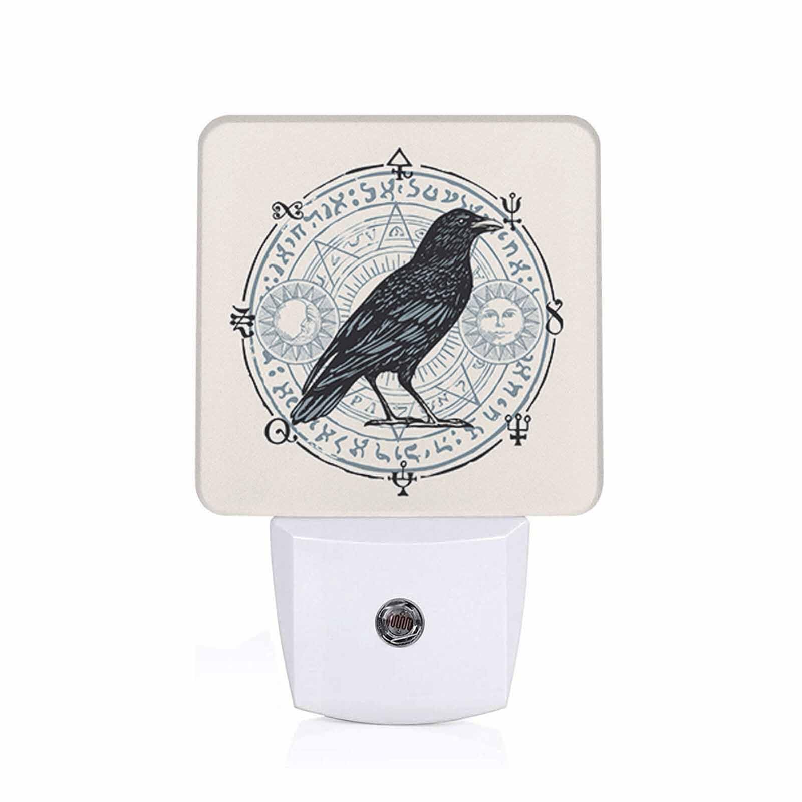 Chrobak LED Night Light Raven Octagonal Star with Dusk to Dawn Sensor, Energy Efficient, Model WML-Night-Light-231023-112