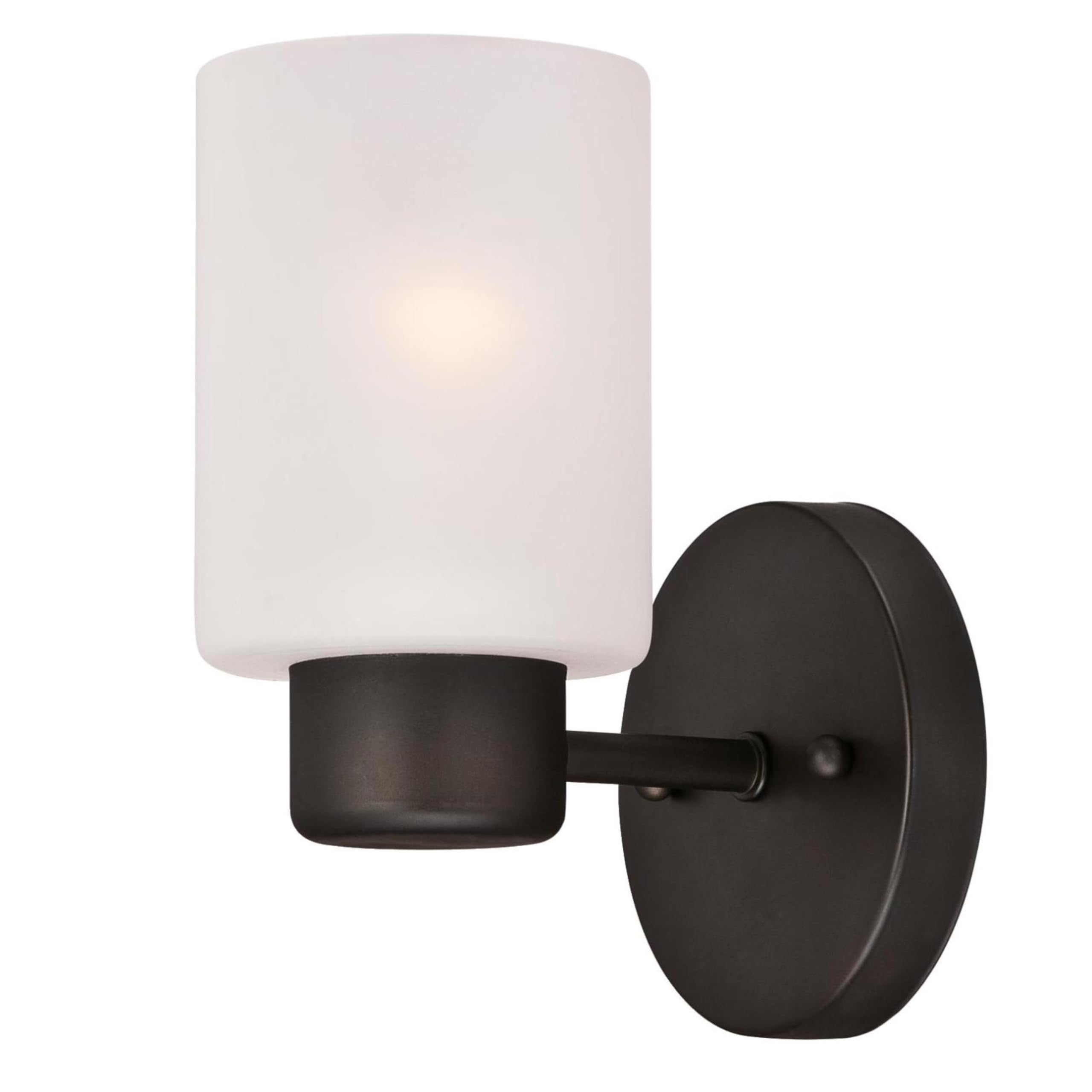 Westinghouse Sylvestre One Light Wall Fixture, Metal, 1-Light, Oil Rubbed Bronze, Model 6354000