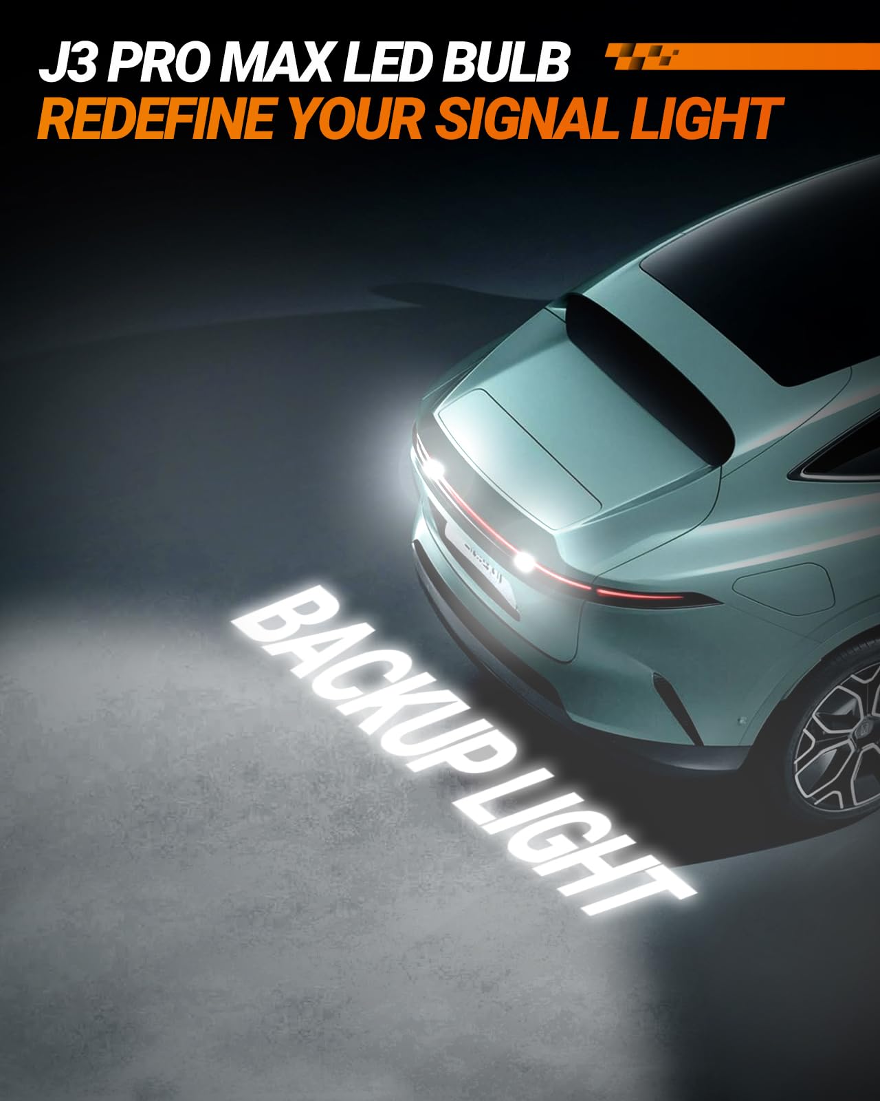 SEALIGHT 7443 LED Bulbs, 30W 3200LM Super Bright, Anti Hyper Flash, Backup Reverse Light, Pack of 2, White