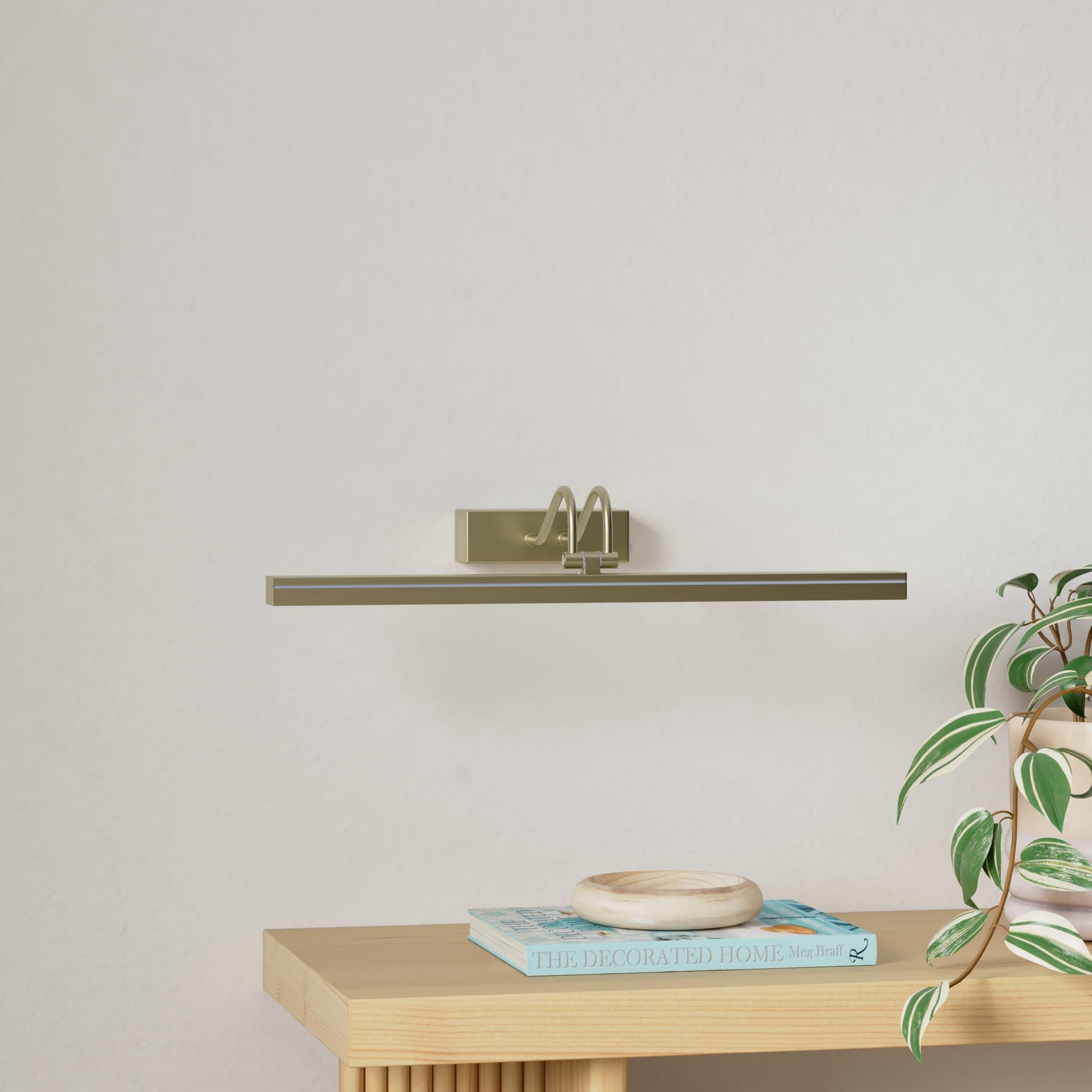 Funchday Picture Light, Wireless Rechargeable Gallery Lights With Remote, 280Lm 48 Led Dimmable Painting Lighting, 16In Battery