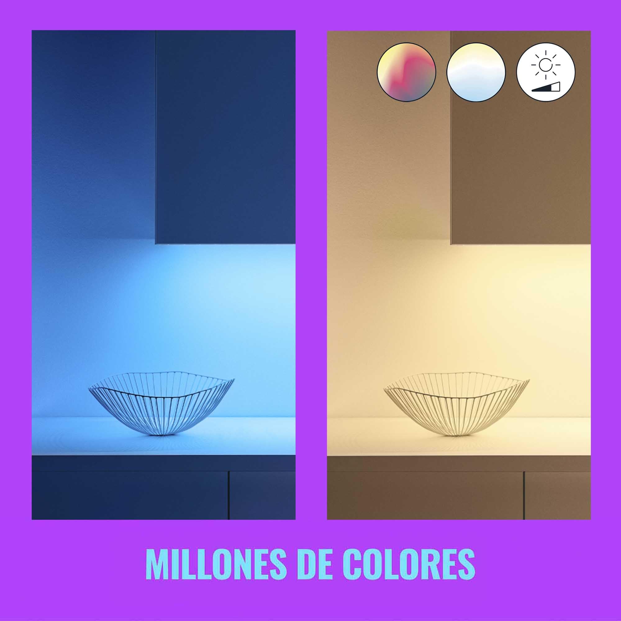 Wiz 3Ft Rgb Wi-Fi Led Smart Color Changing Light Strip Extension - Connects To Your Existing 2.4Ghz Wi-Fi - Control With Wiz Con