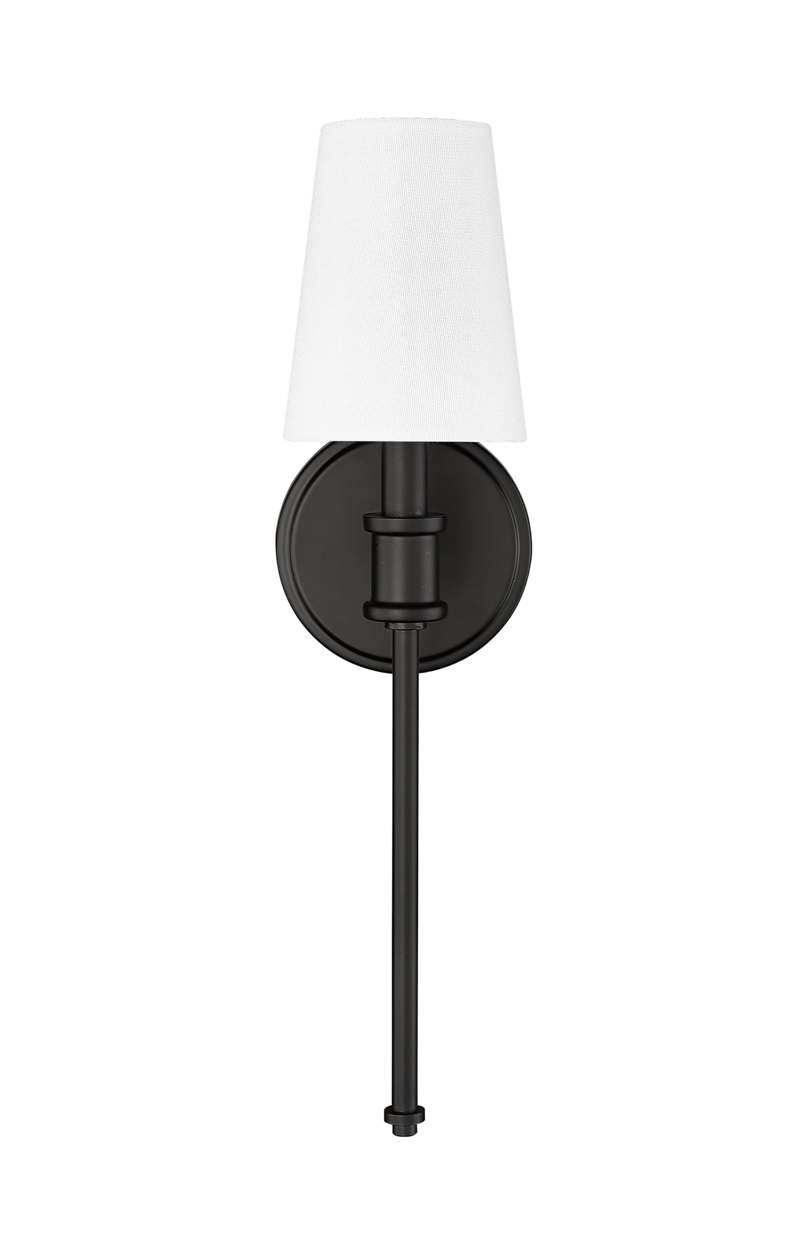ML Lighting 16101-MB 1-Light Wall Sconce in Matte Black Finish