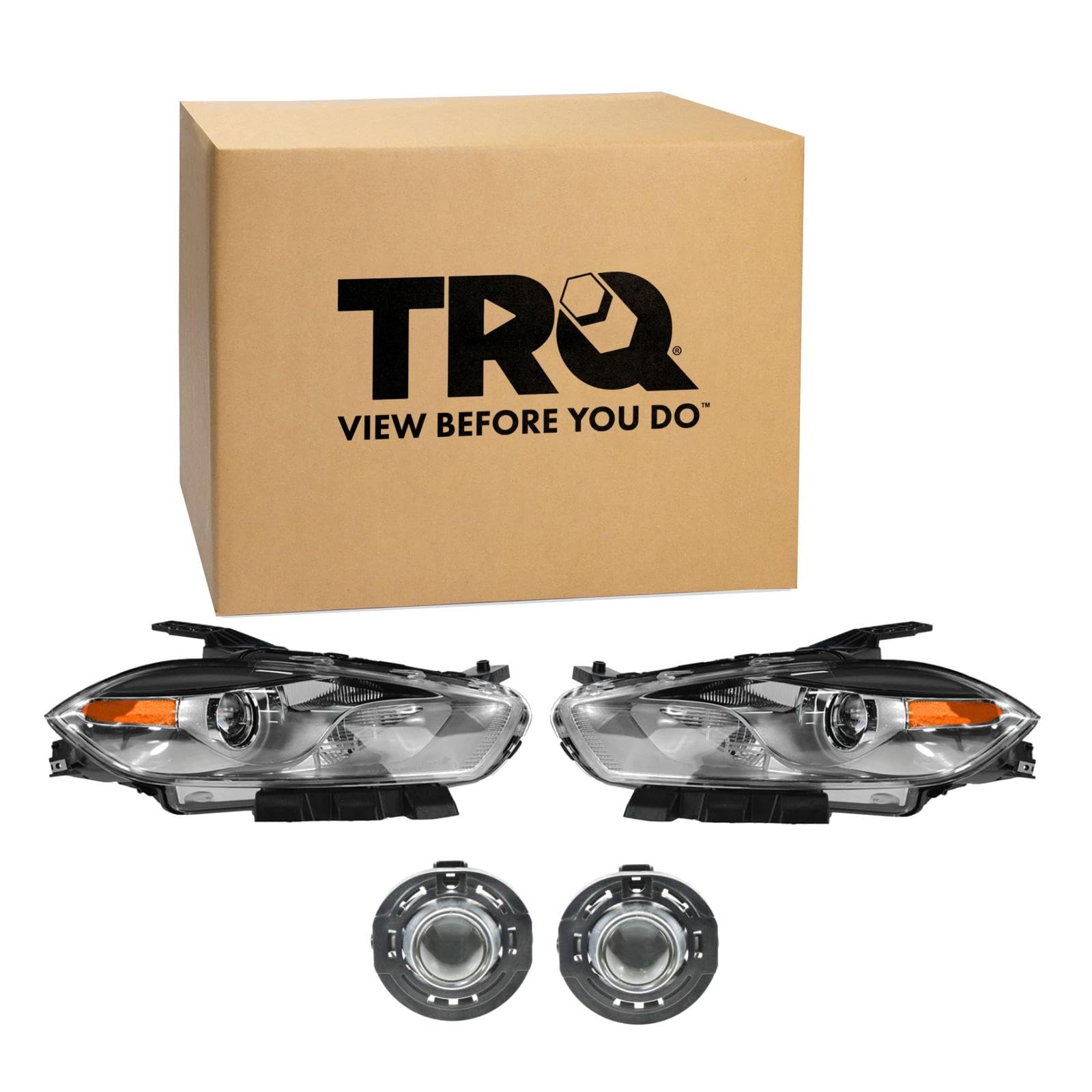 Trq Lighting Kit Ch2518144 Ch2519144 Ch2594105 Compatible With 2013-2016 Dodge Dart