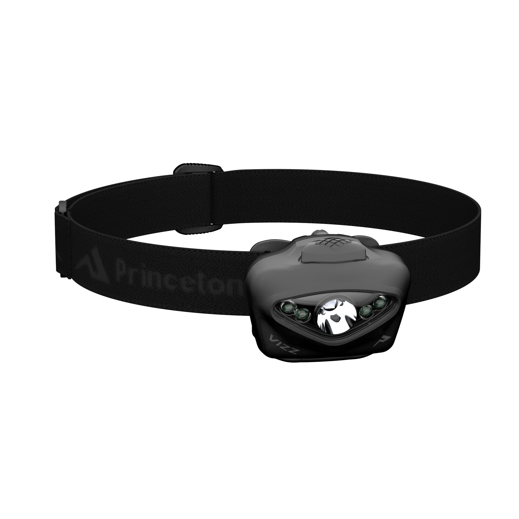 Princeton Tec Vizz Headlamp 550 Lumen Dimmable LED, IPX7 Waterproof, One Size, Black, Model VIZZ-TAC-BK