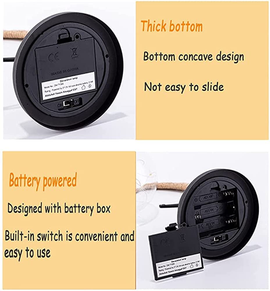 Qing Pu2021 Enchanted Lunar Lamp -Night Light, Moon Galaxy, Hanging Magic Night, Christmas Decorative Lights, Home Decorations G