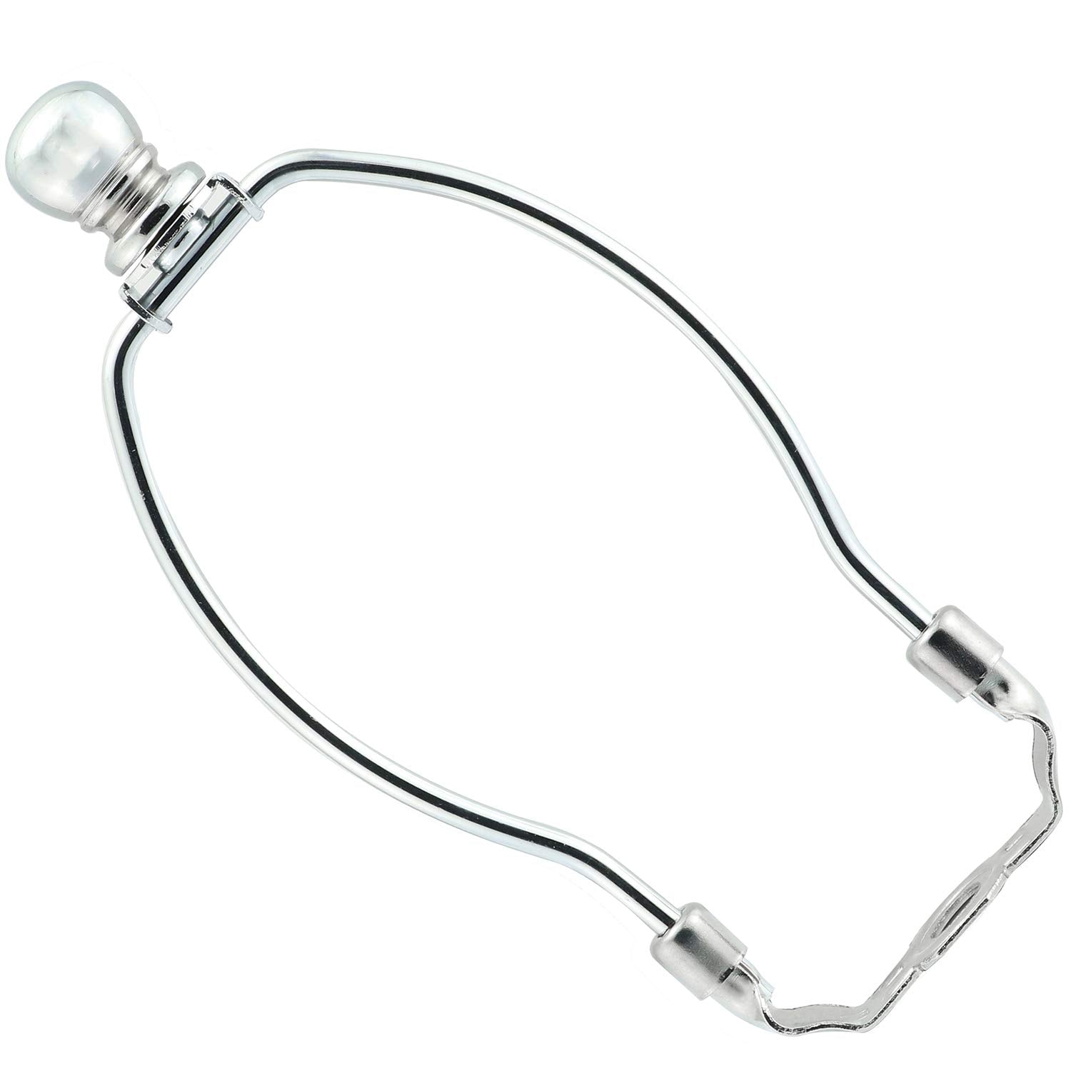 DZS Elec 1-Pack Lamp Shade Harp Holder Metal Bracket 6 Inch Silver HARP-6IN-1S