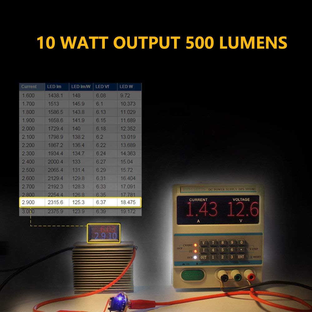 Kunhe Heavy Duty 2 D Cell Led Flashlight, High Lumens, Aluminum, Black - Emergency & Outdoor Use