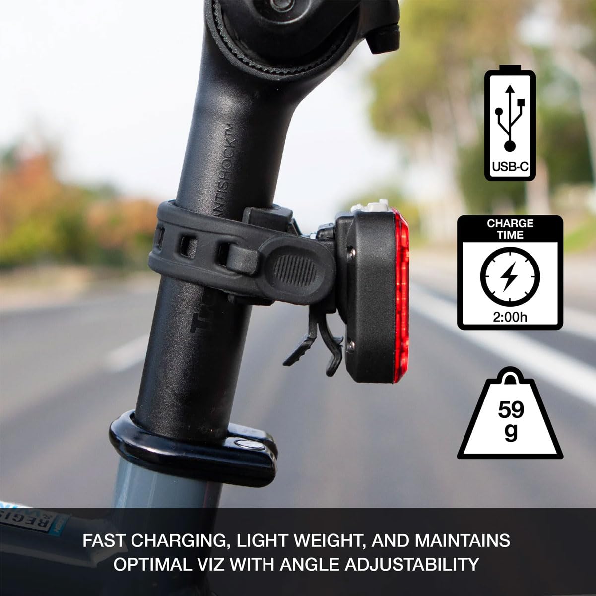 Niterider Vmax+ 150 Lumens Usb Rechargeable Bike Tail Light Powerful Daylight Visible Bicycle Led Rear Light Easy To Install Roa