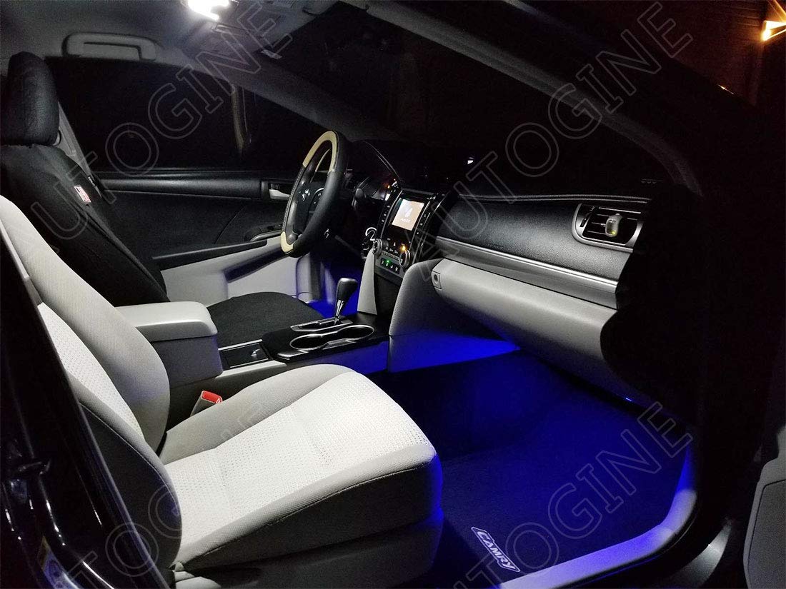 Autogine 6 Piece White Interior Led Lights Kit For Toyota Corolla 2013 2014 2015 2016 2017 2018 2019 2020 2021 2022 Super Bright 6000K Led Interior Light Bulbs Package + Install Tool