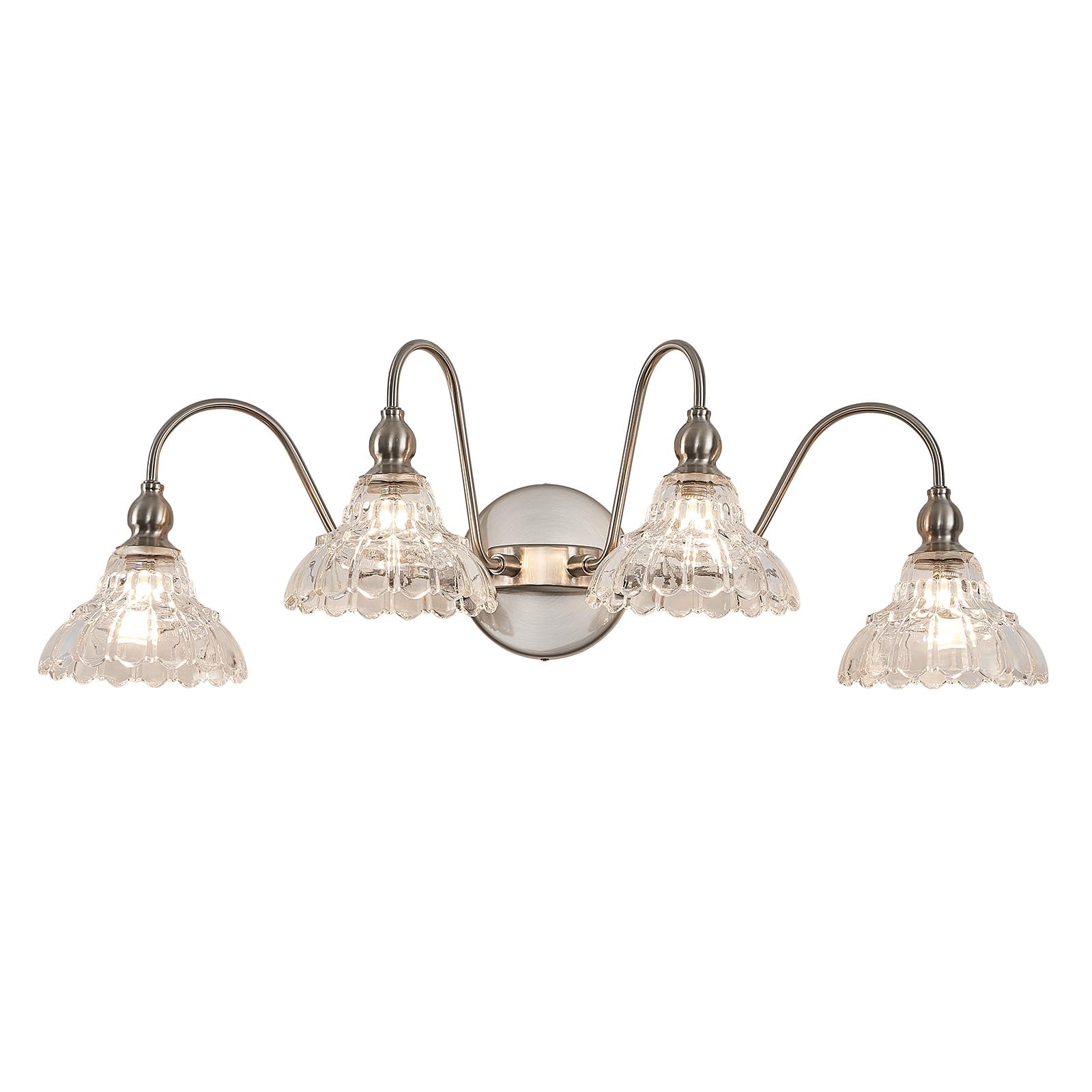 Tlolgt Brushed Nickel Bathroom Vanity Lights Vintage Vanity Lighting Fixtures Pciture Light For Bathroom Bedroom Hallway Living Room