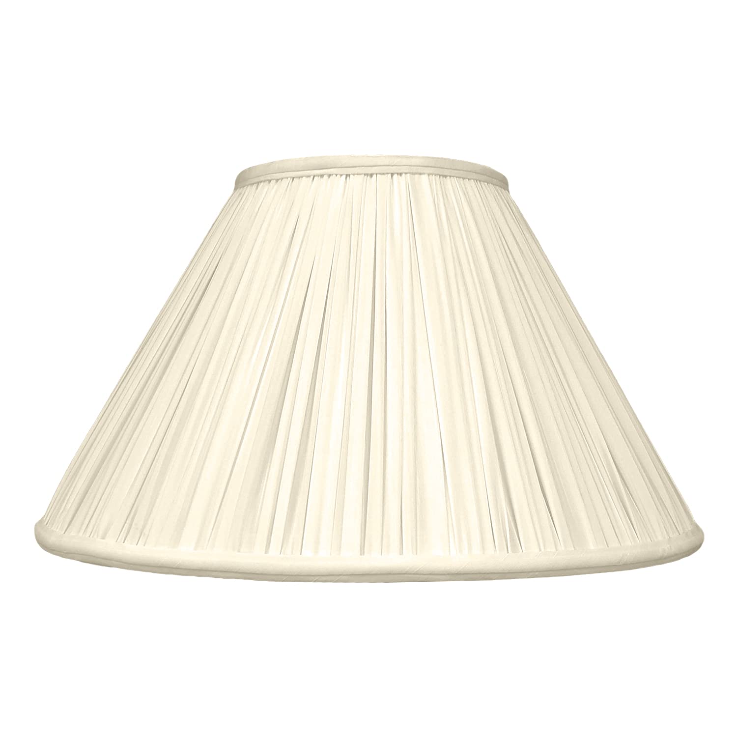 Royal Designs Coolie Empire Gather Pleat Lamp Shade, Beige, 6 X 16 X 10