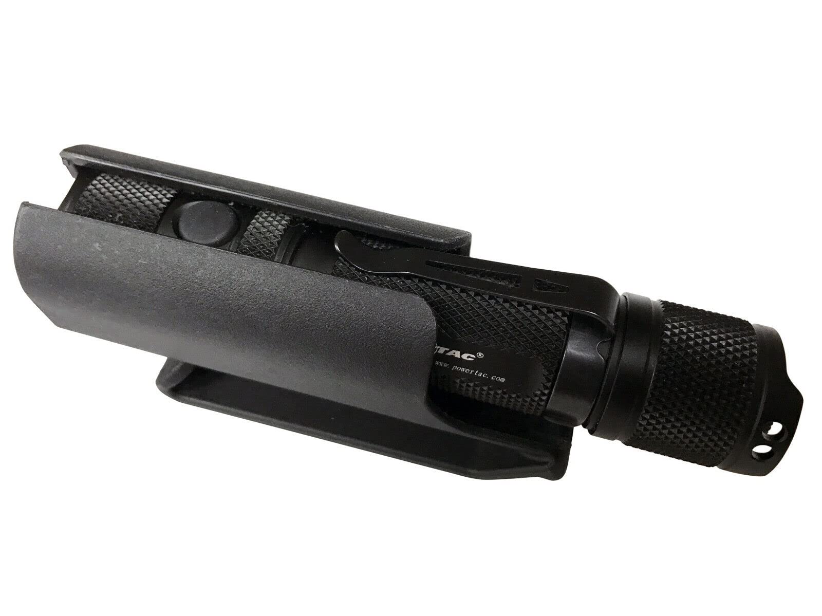 Polyamide Clip-On Kydex Flashlight Holster For Fenix Pd35, Olight Baton Pro Warrior Mini, Powertac M5 E9R, Nitecore P12, Thrunit