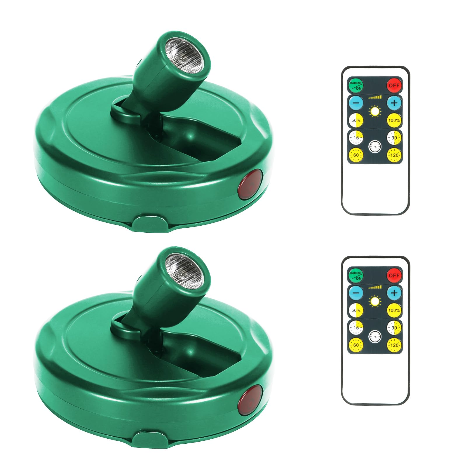 KANESIKI Battery Operated Spotlight, Cordless Plant Tree Spot Lights Indoor, LED Dimmable Accent Up Light, Stick on Display Ligh