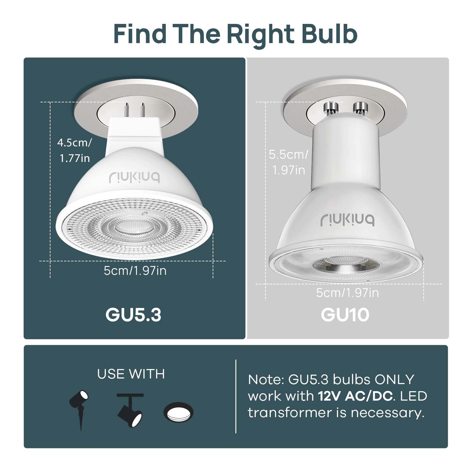 Linkind Dimmable Mr16 Led Bulbs  50W Equivalent Gu5.3 Bi-Pin Base Mr16 Bulbs  12V Low Voltage 5W 2700K Soft White 500Lm 40?Beam Angle For Spotlights  Recessed  Tracking  Landscape Lighting  6 Packs