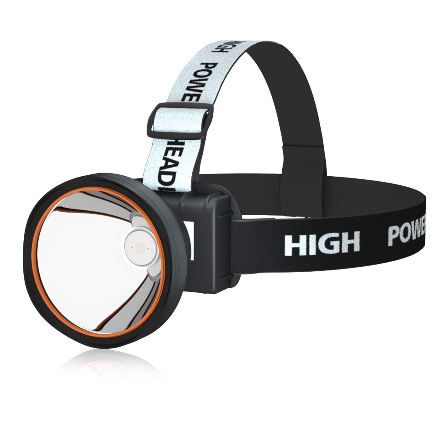 ODEAR LED Rechargeable Headlamp Flashlight, Model L11, Super Bright, Black, Ideal for Mining, Camping, Hiking, Fishing