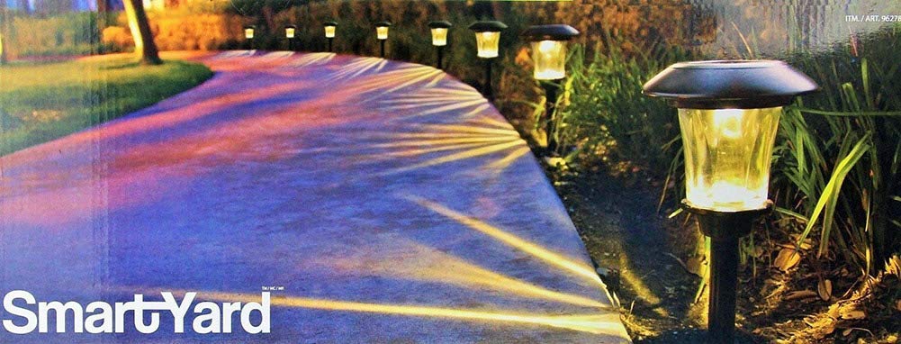 Alpan 10192 Solar Pathway Lights, 8 LED, Aluminum, One Size, Oil-Rubbed Bronze