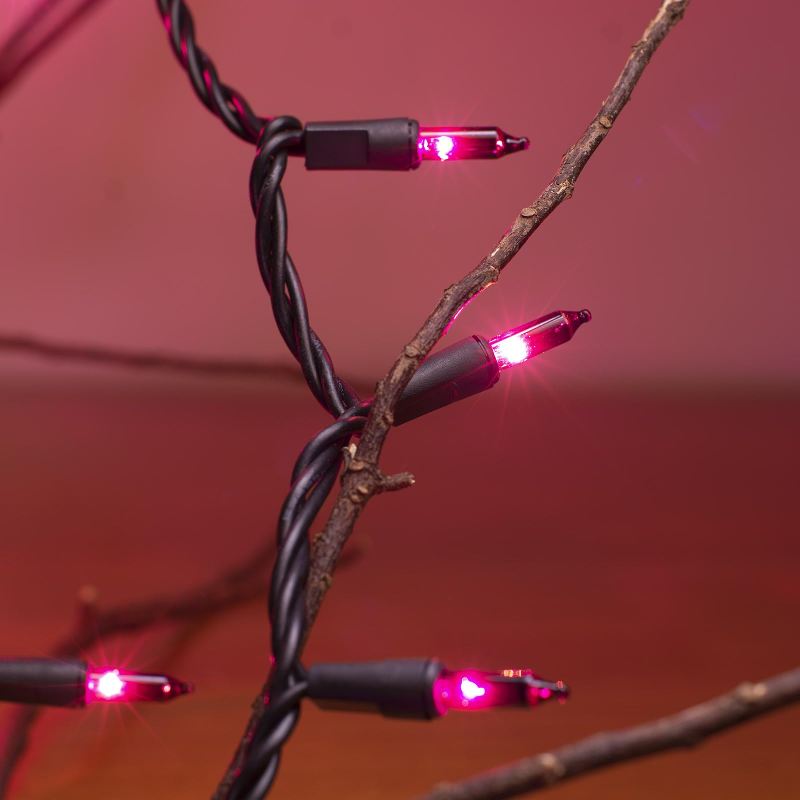 Halloween Decorations Purple String Lights, 21Ft Purple Halloween String Lights Of Purple Mini Lights 100 Count, Purple String Lights Indoor Plug In Outdoor Halloween Tree Decorations Party Yard Décor