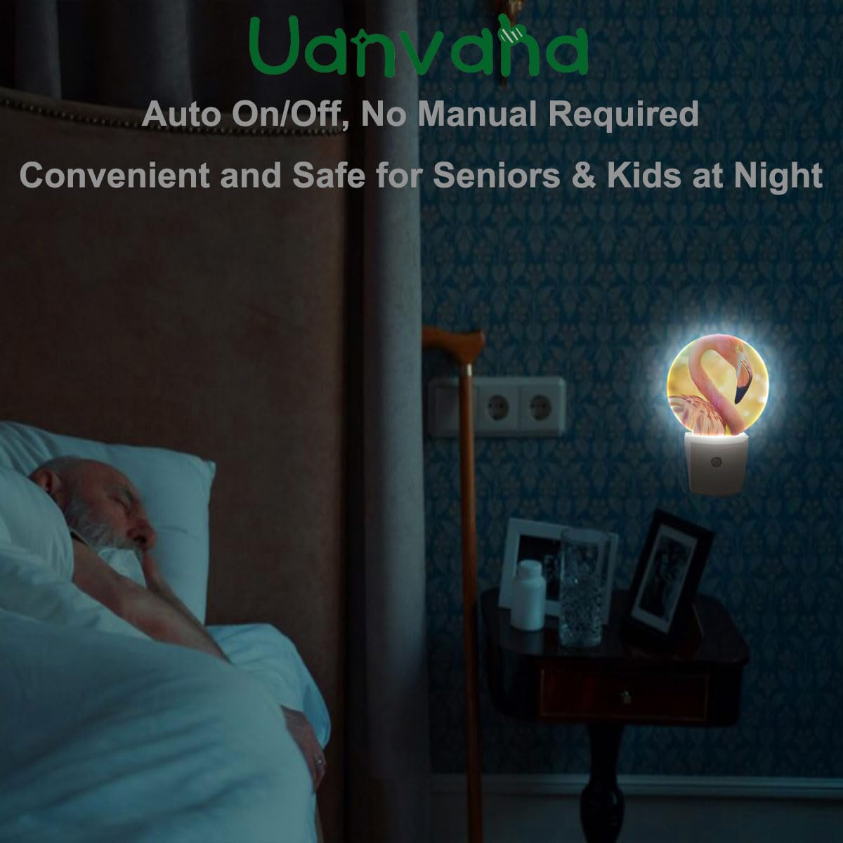 Uanvaha Rose Night Light Rose Flowers In Heart Shape Valentine'S Day Night Lights Plug Into Wall For Boys Girls, Led Lamp For St