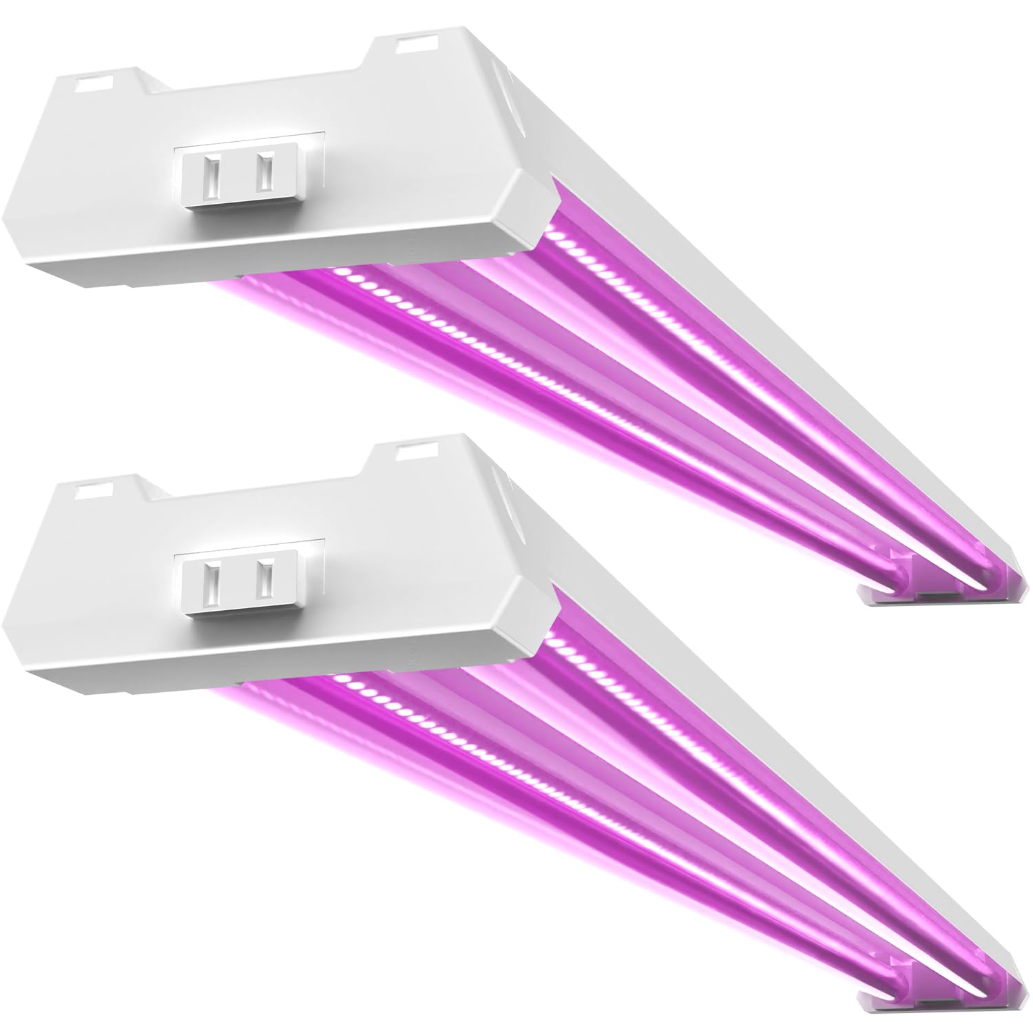 Sunco Lighting 4FT LED Grow Light, Full Spectrum, 40W, 2 Pack, Red/Blue Spectrum, Model SHG-40W-2PK, for Indoor Plants